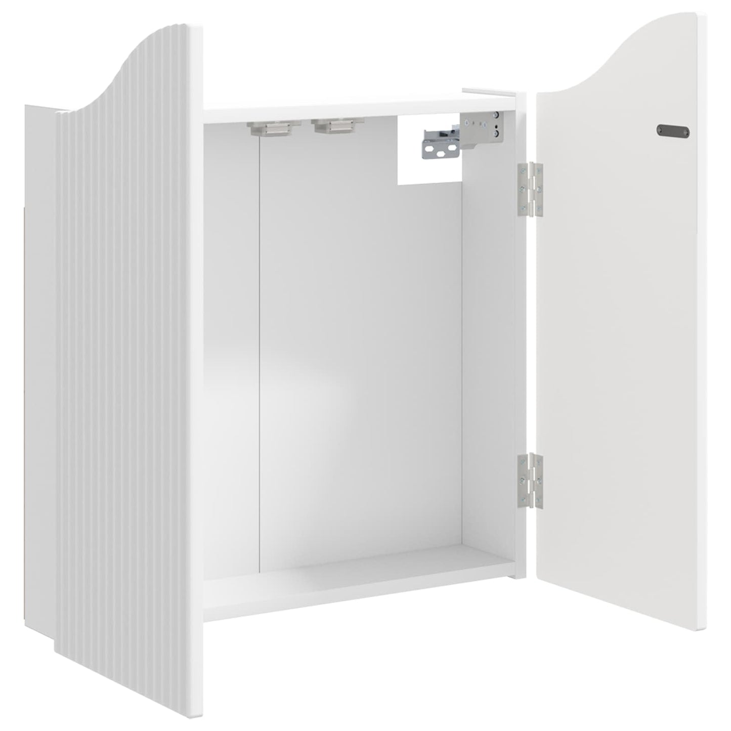 Dartbrettskap Hvit 56 x 12 x 63 cm Konstruert tre