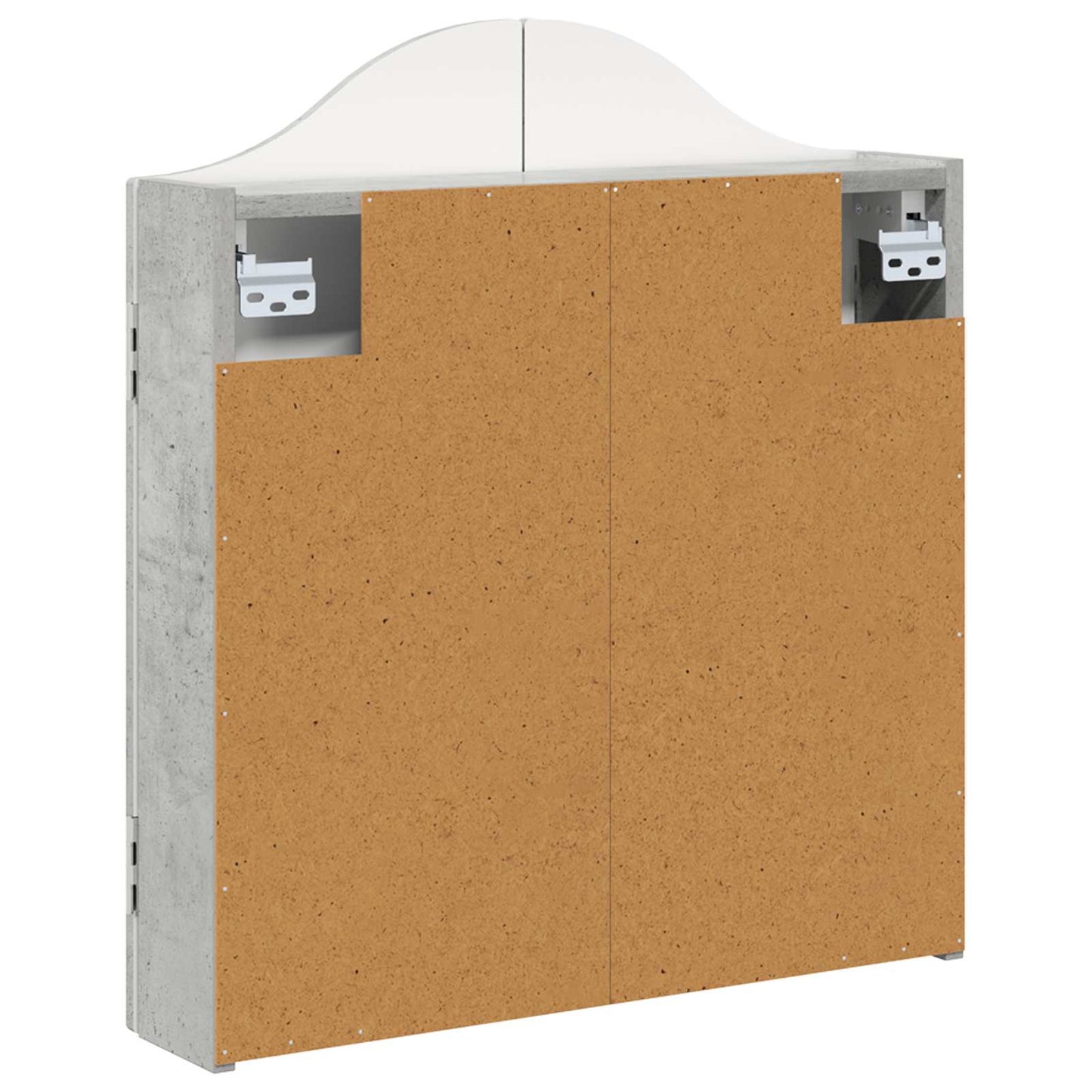 Dartbrettskap Betonggrå 56 x 12 x 63 cm Konstruert tre