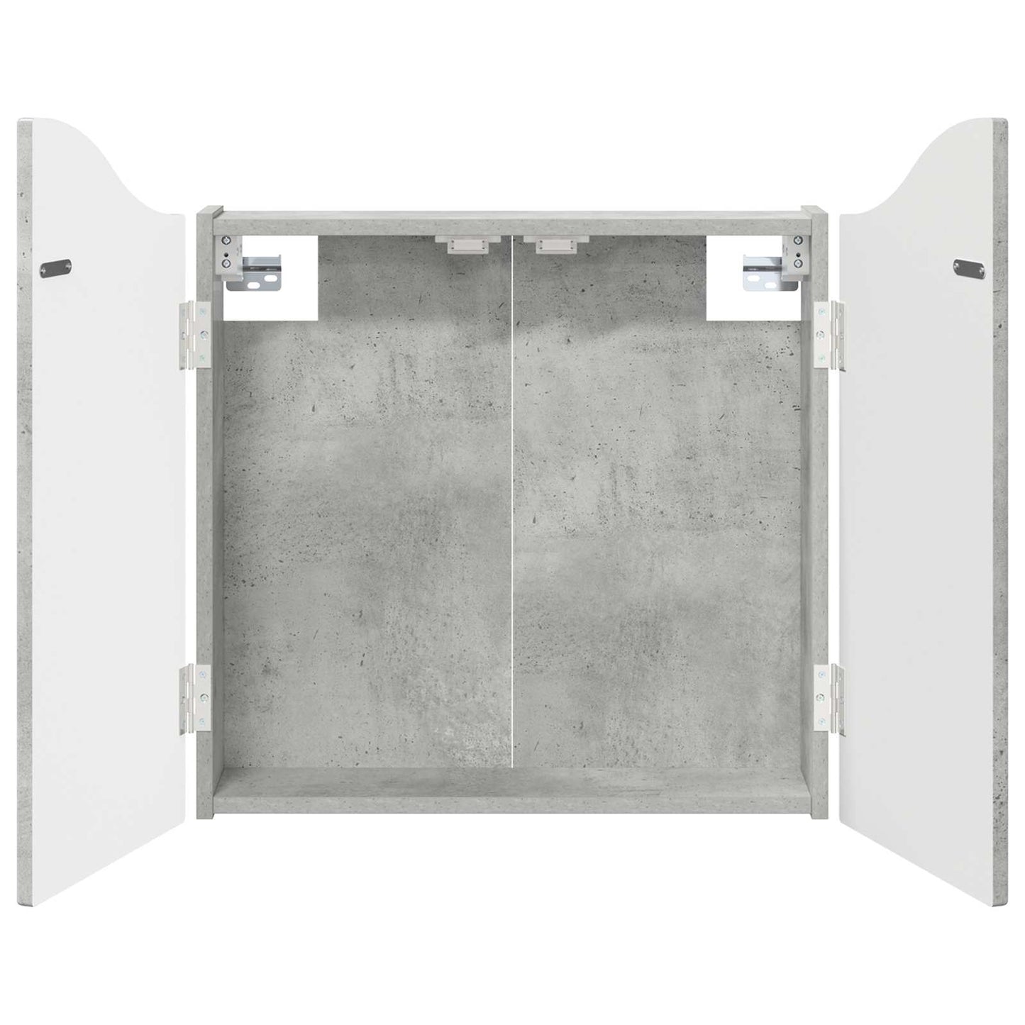 Dartbrettskap Betonggrå 56 x 12 x 63 cm Konstruert tre