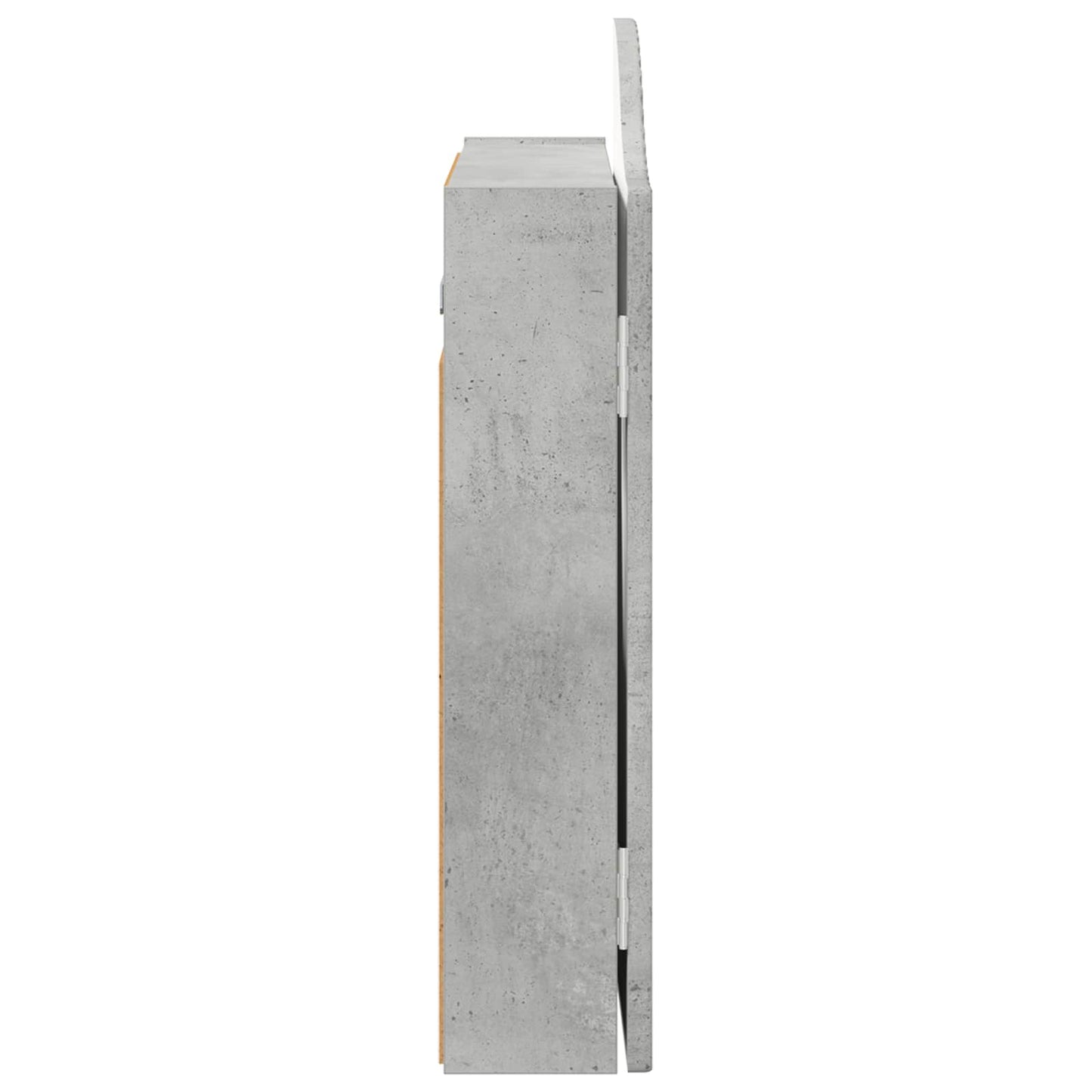 Dartbrettskap Betonggrå 56 x 12 x 63 cm Konstruert tre