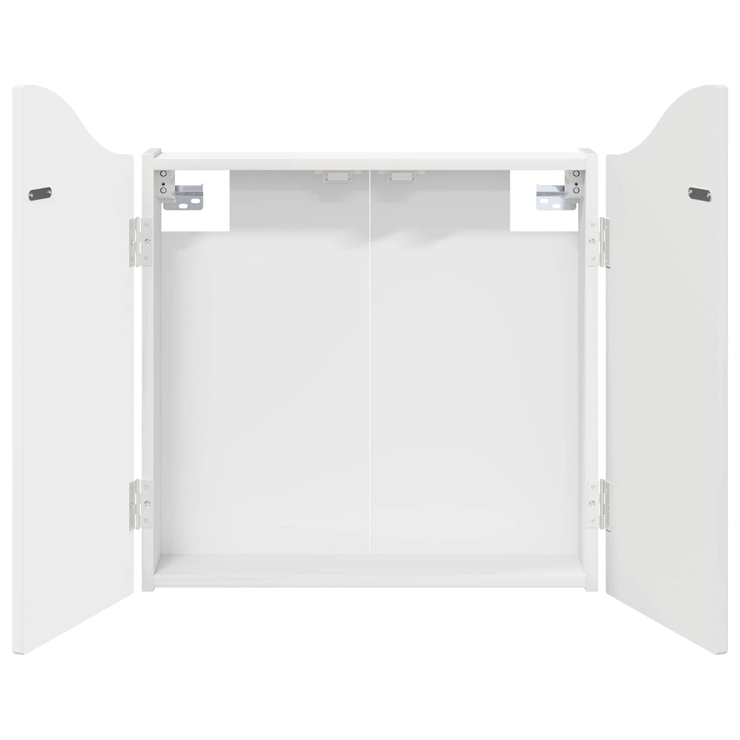 Dartbrettskap Glanset Hvit 56 x 12 x 63 cm Konstruert tre