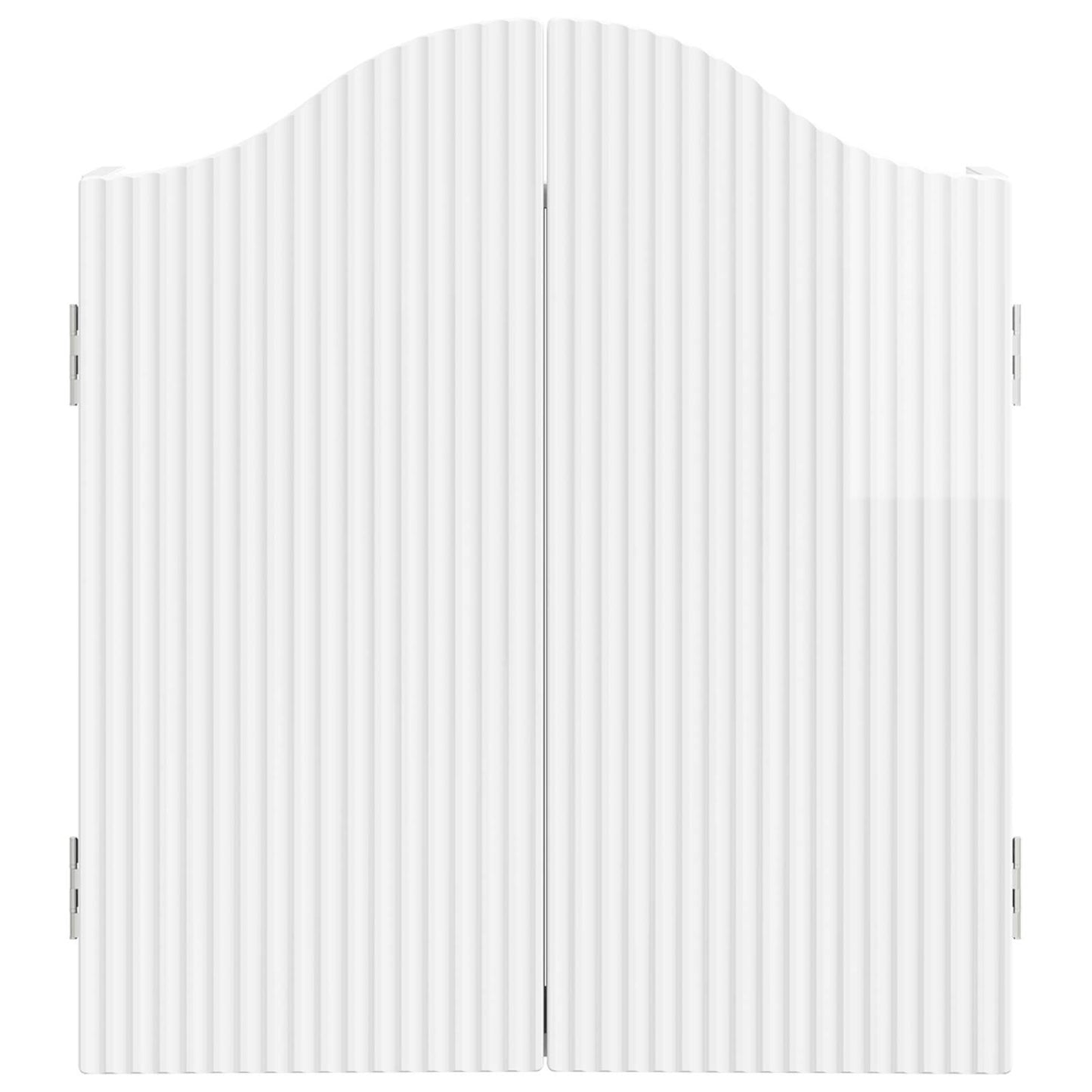 Dartbrettskap Glanset Hvit 56 x 12 x 63 cm Konstruert tre