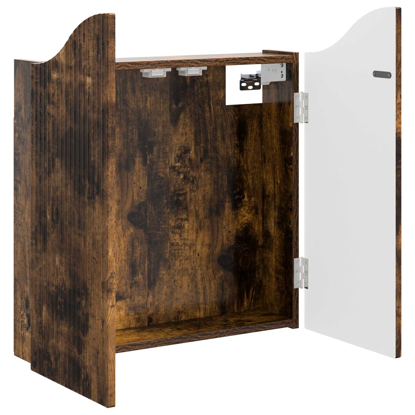 Dartbrettskap Røkt Eik 56 x 12 x 63 cm Konstruert tre