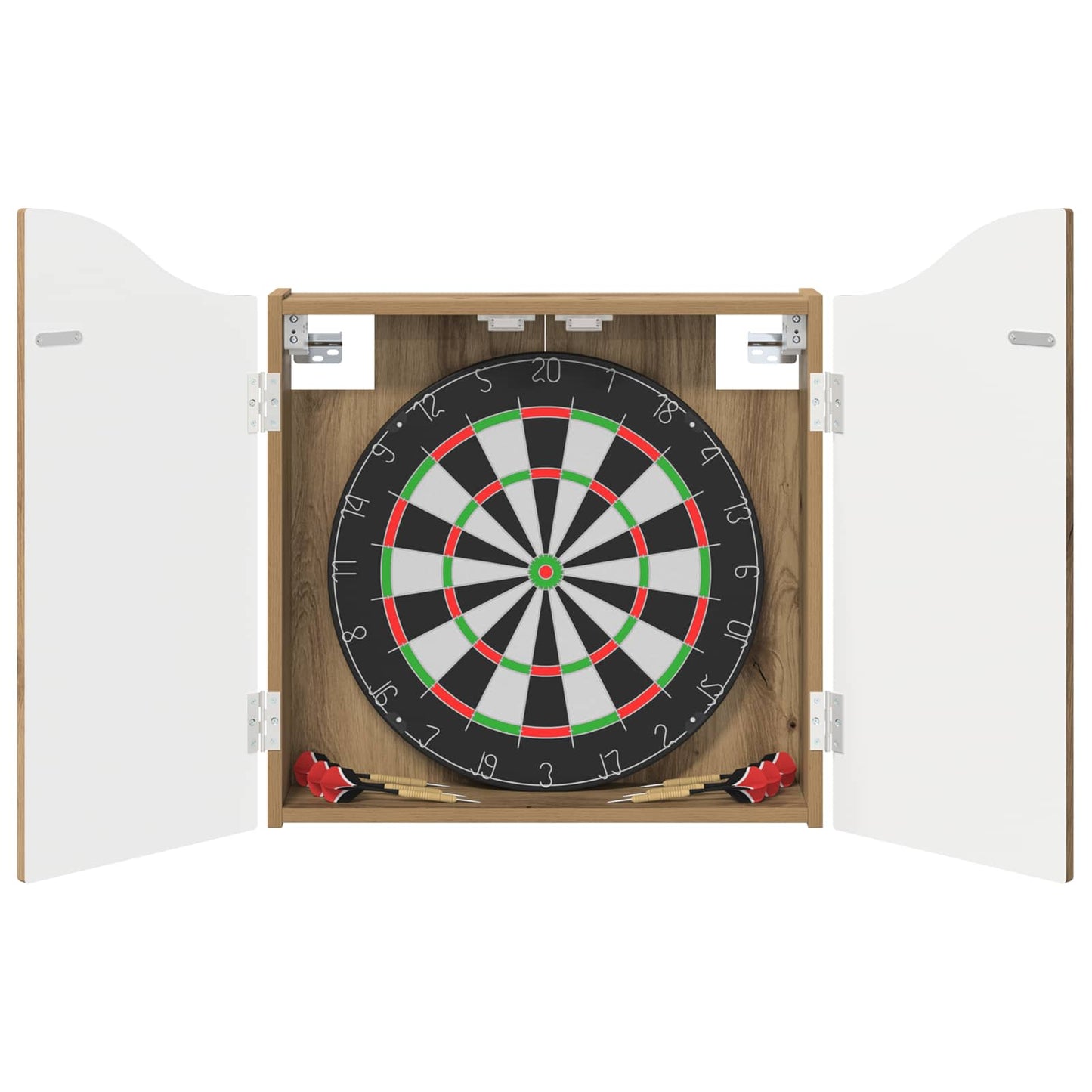 Dartbrettskap Artisan eik 56 x 12 x 63 cm Konstruert tre