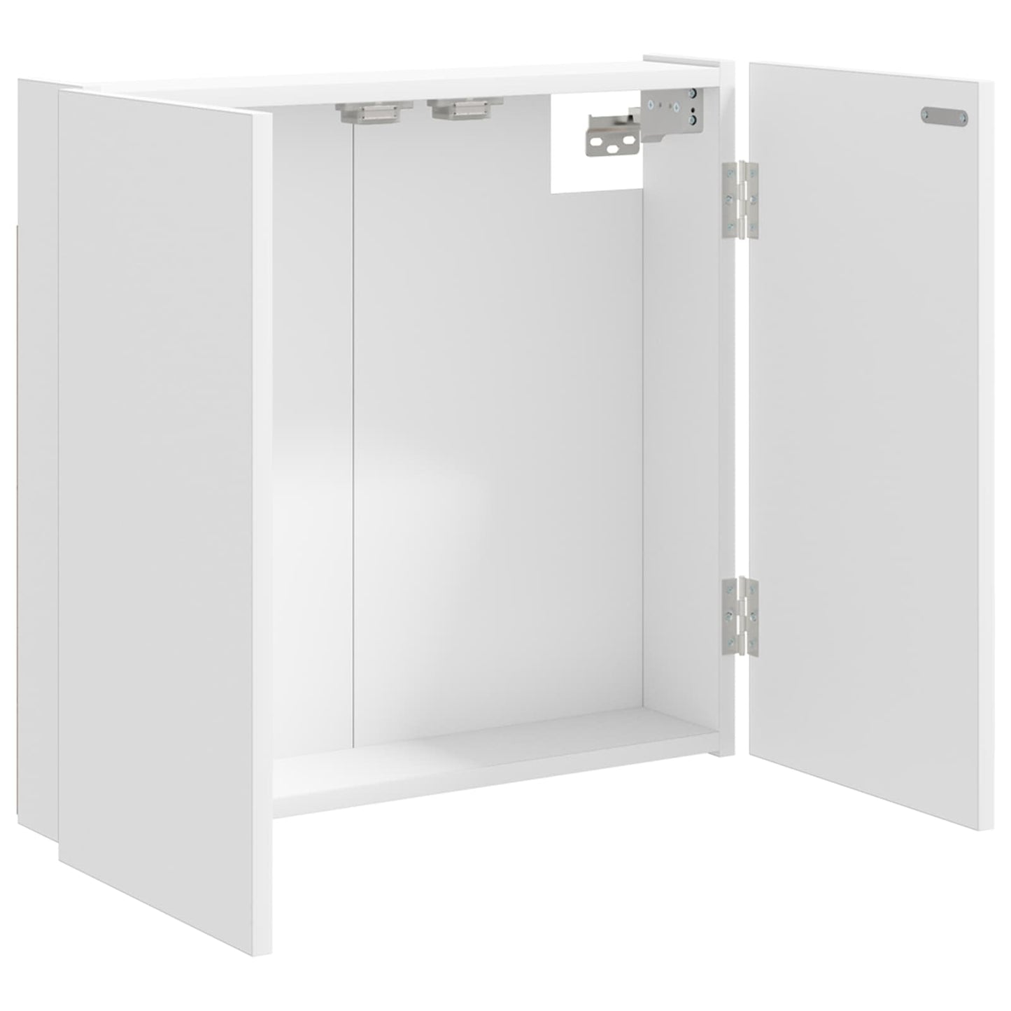 Dartbrettskap Hvit 56 x 12 x 53,5 cm Konstruert tre