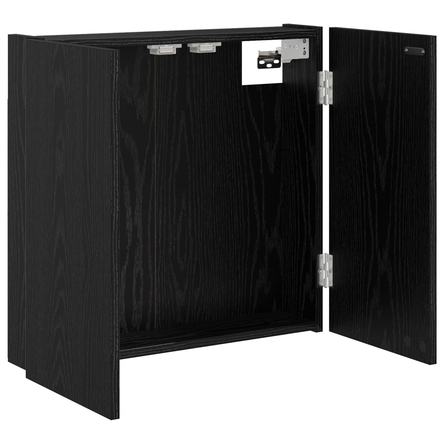 Dartbrettskap Svart eik 56 x 12 x 53,5 cm Konstruert tre