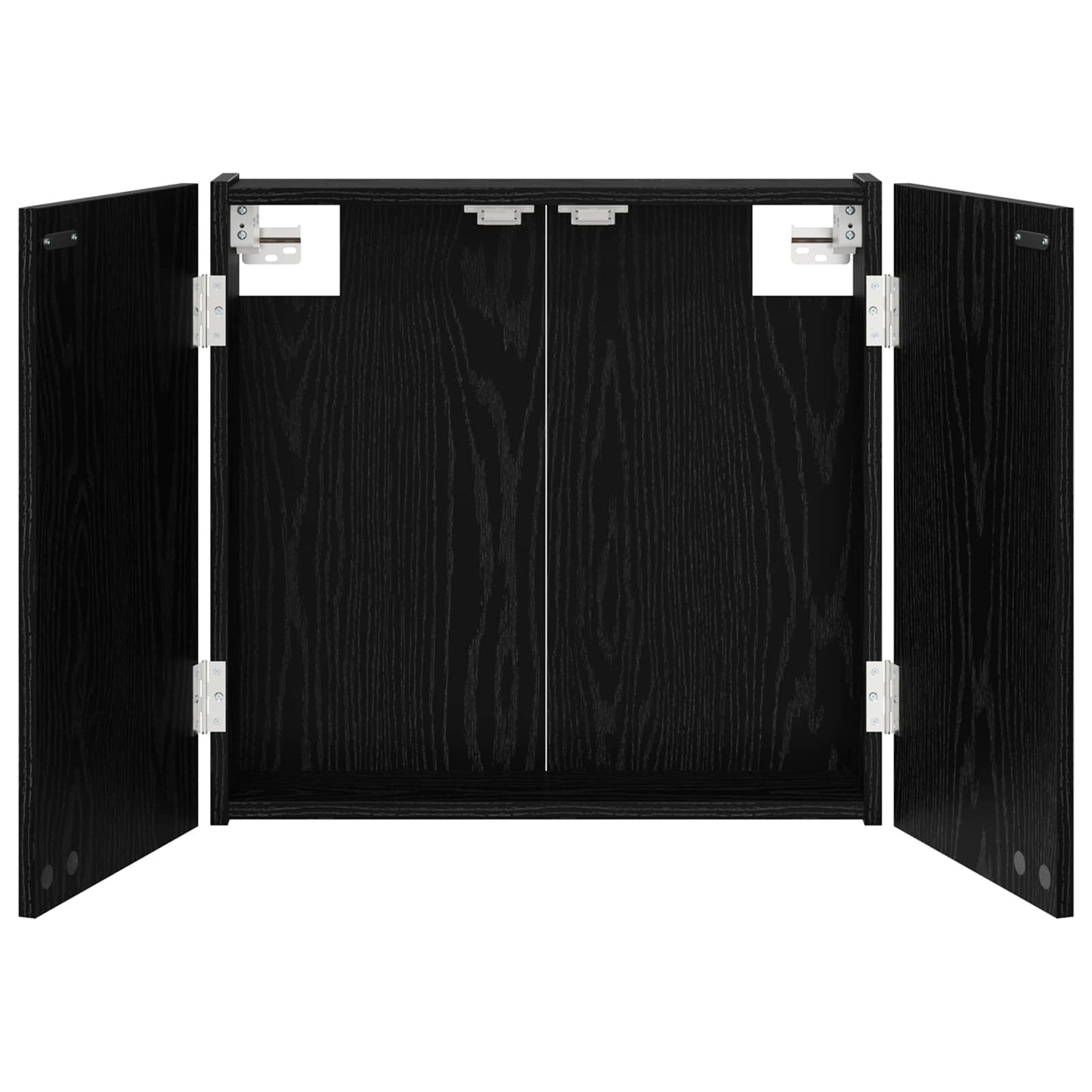 Dartbrettskap Svart eik 56 x 12 x 53,5 cm Konstruert tre