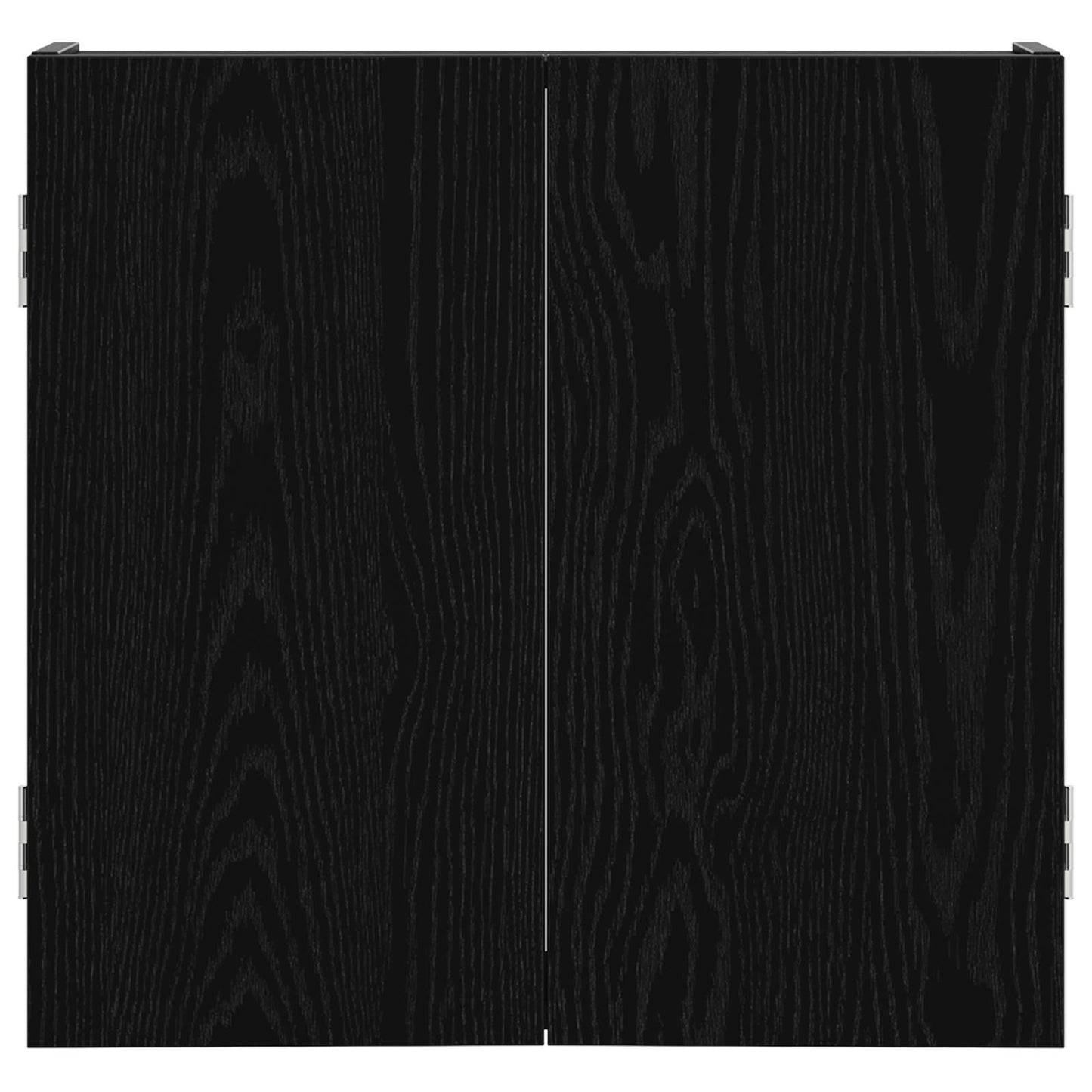 Dartbrettskap Svart eik 56 x 12 x 53,5 cm Konstruert tre