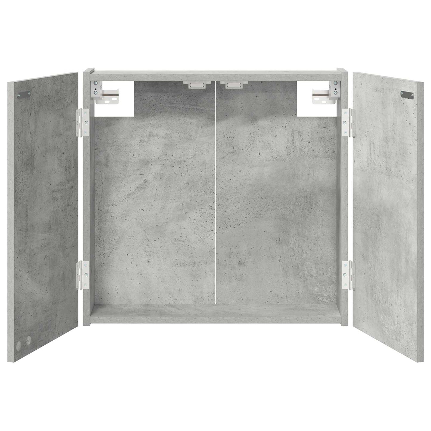 Dartbrettskap Betonggrå 56 x 12 x 53,5 cm Konstruert tre
