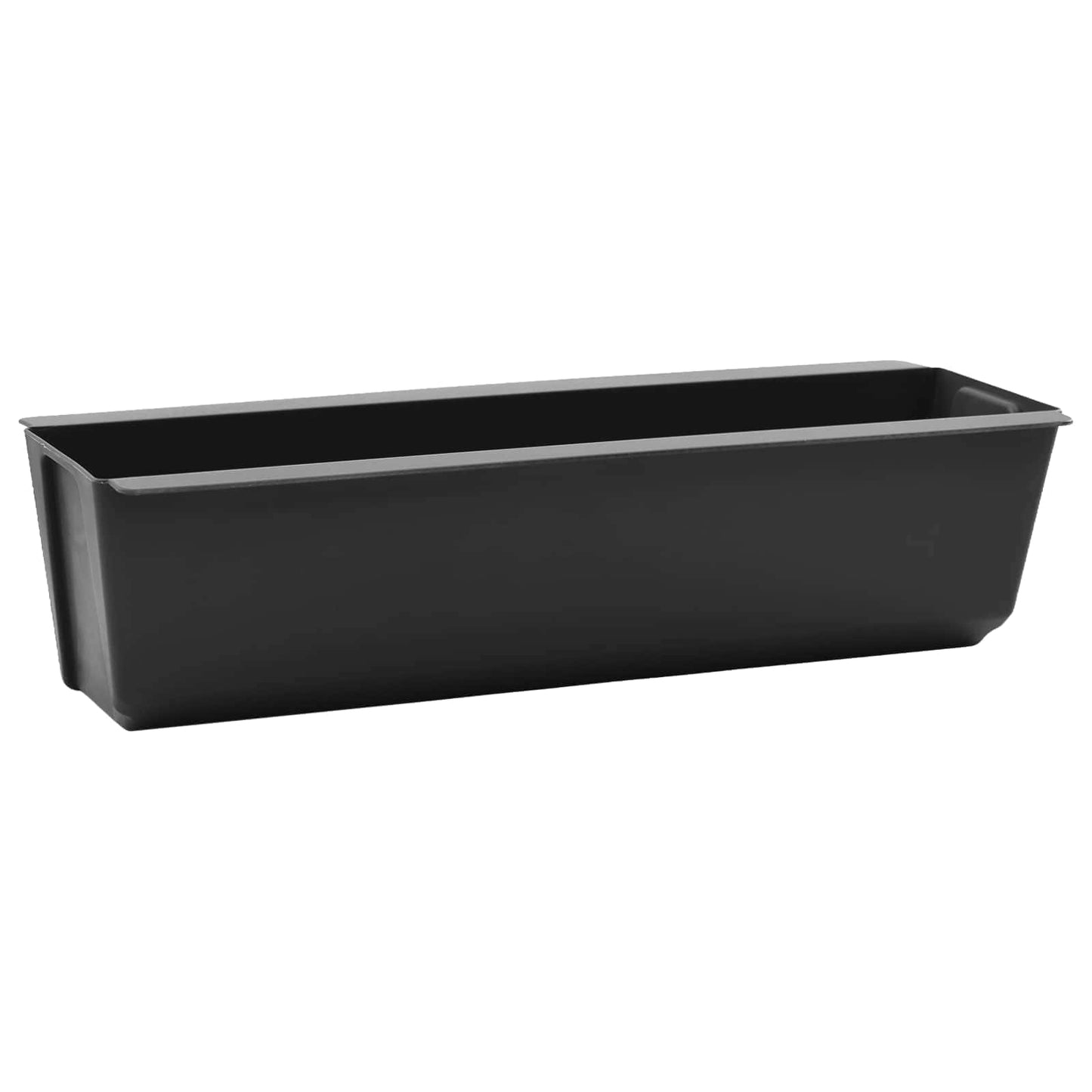 Blomsterkasser for Euro-paller 24 pcs Svart 36 x 13,5 x 9,5 cm