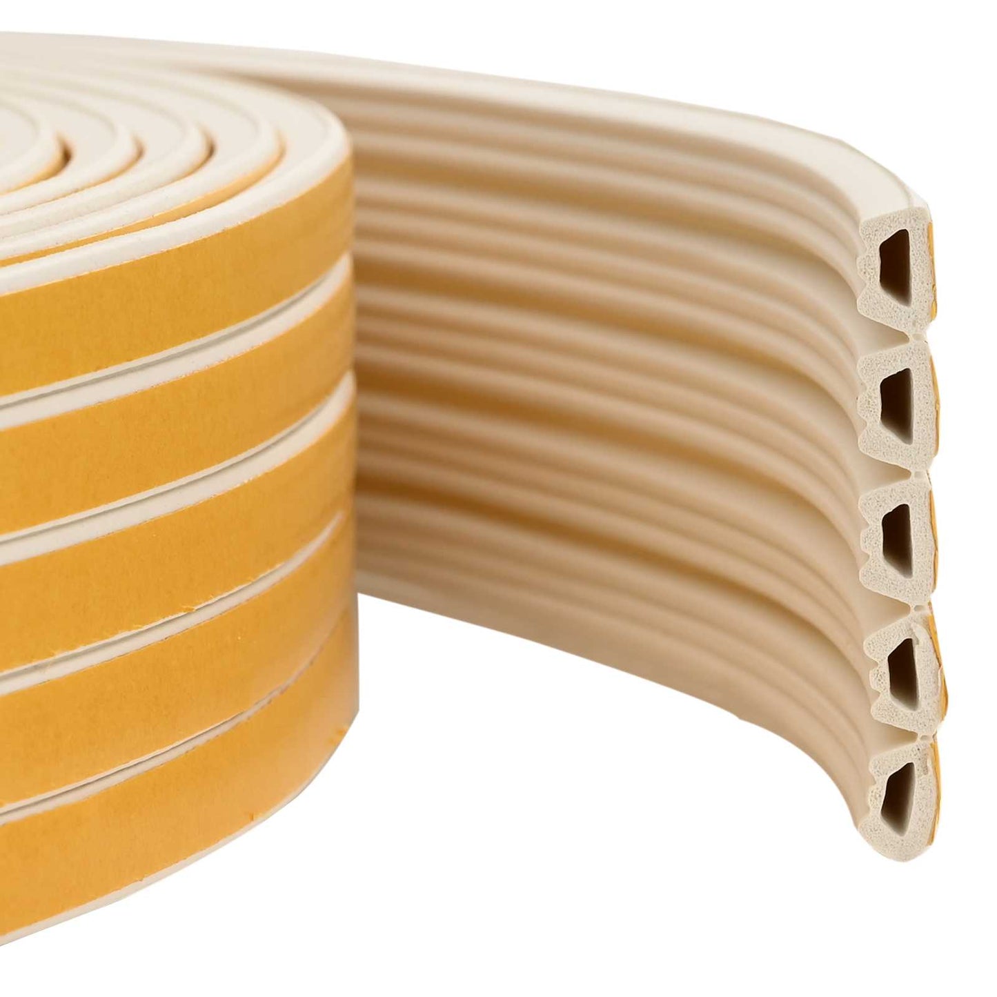 Selvklebende vindusforsegling Hvit 10 x 6 mm 12 m EPDM Skum