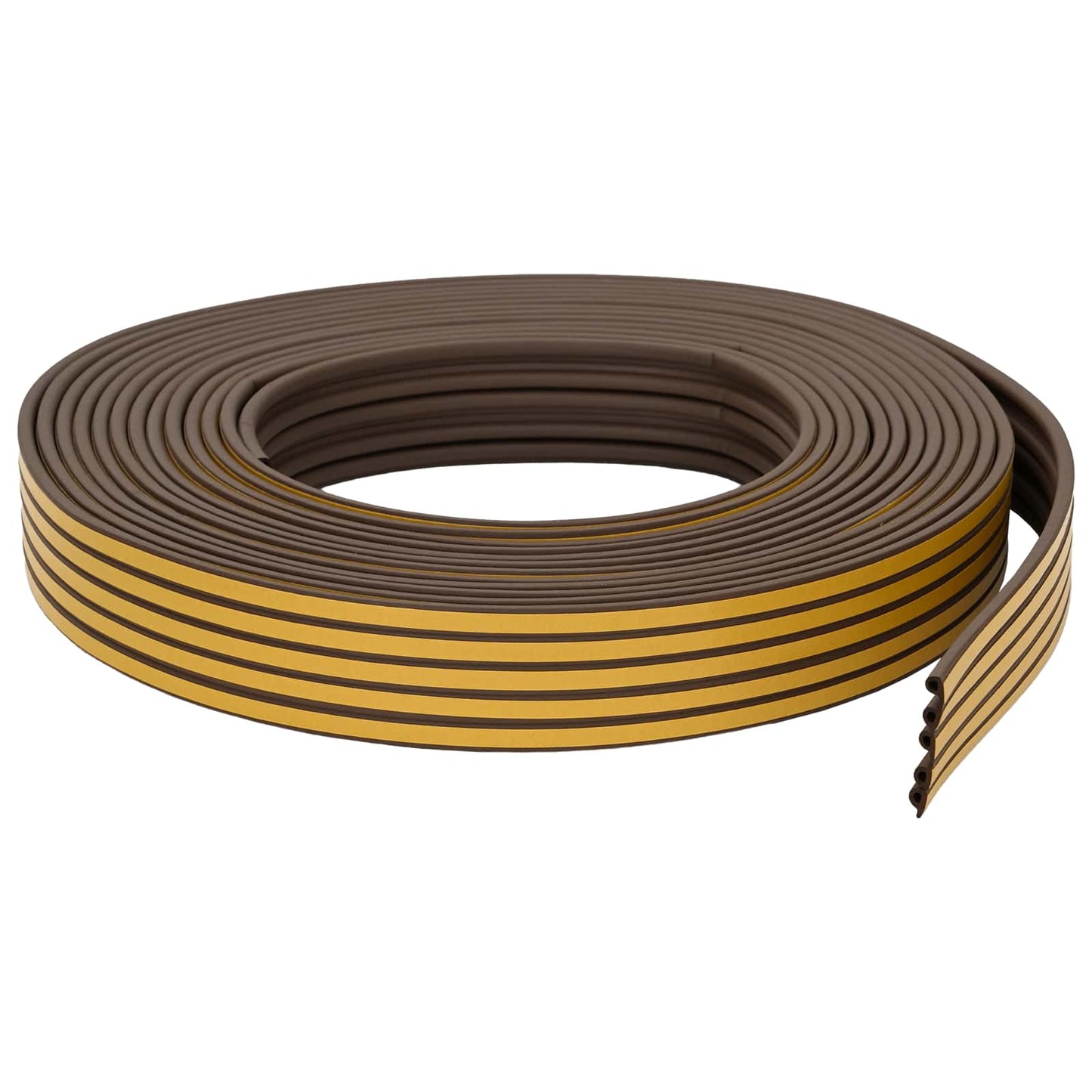 Selvklebende vindusforsegling Brun 9 x 6 mm 12 m EPDM Skum
