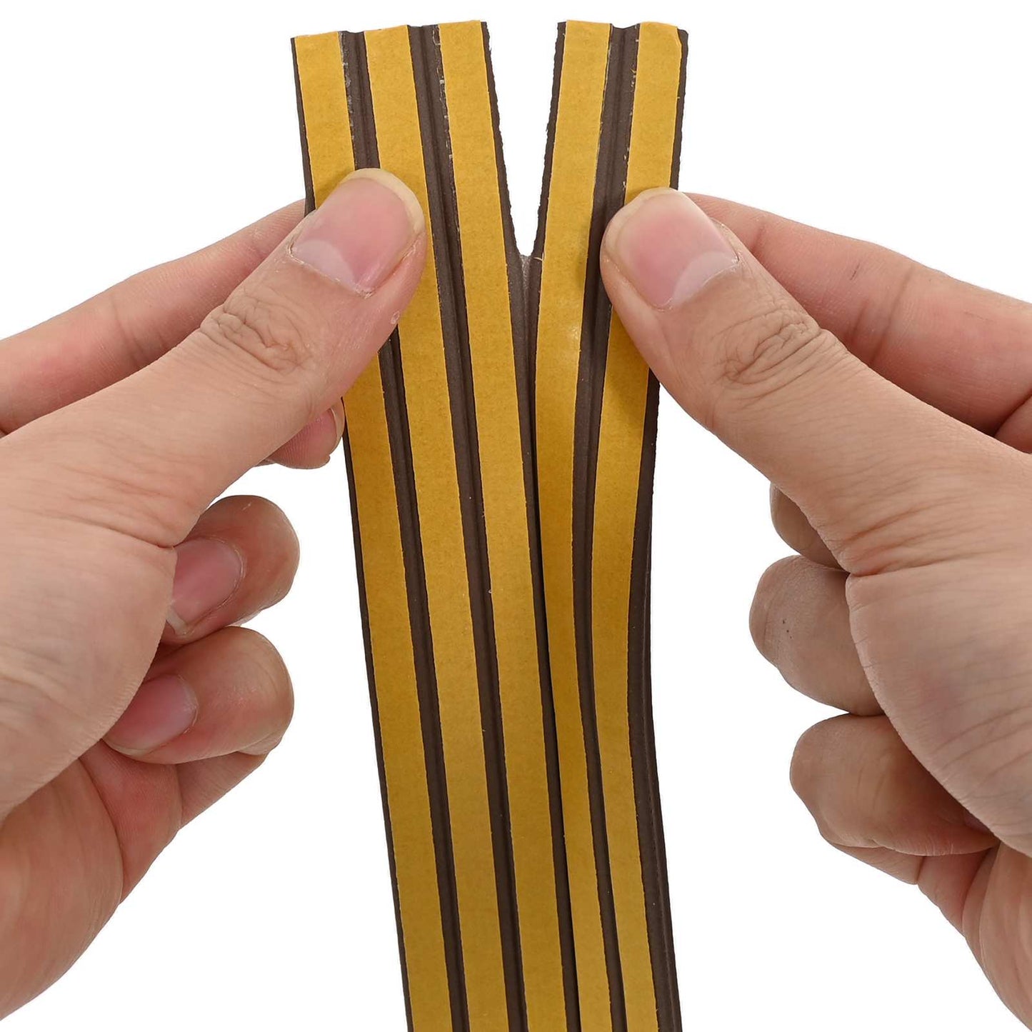 Selvklebende vindusforsegling Brun 12 x 10 mm 12 m EPDM Skum