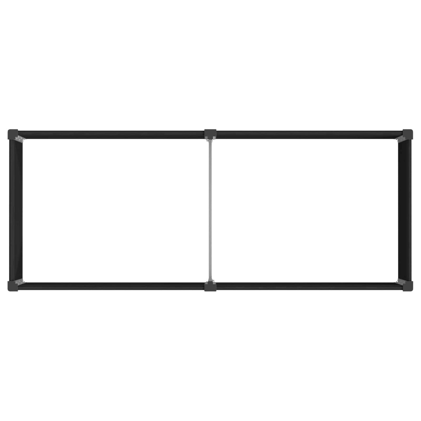 Høybed Svart 250 x 100 x 91 cm