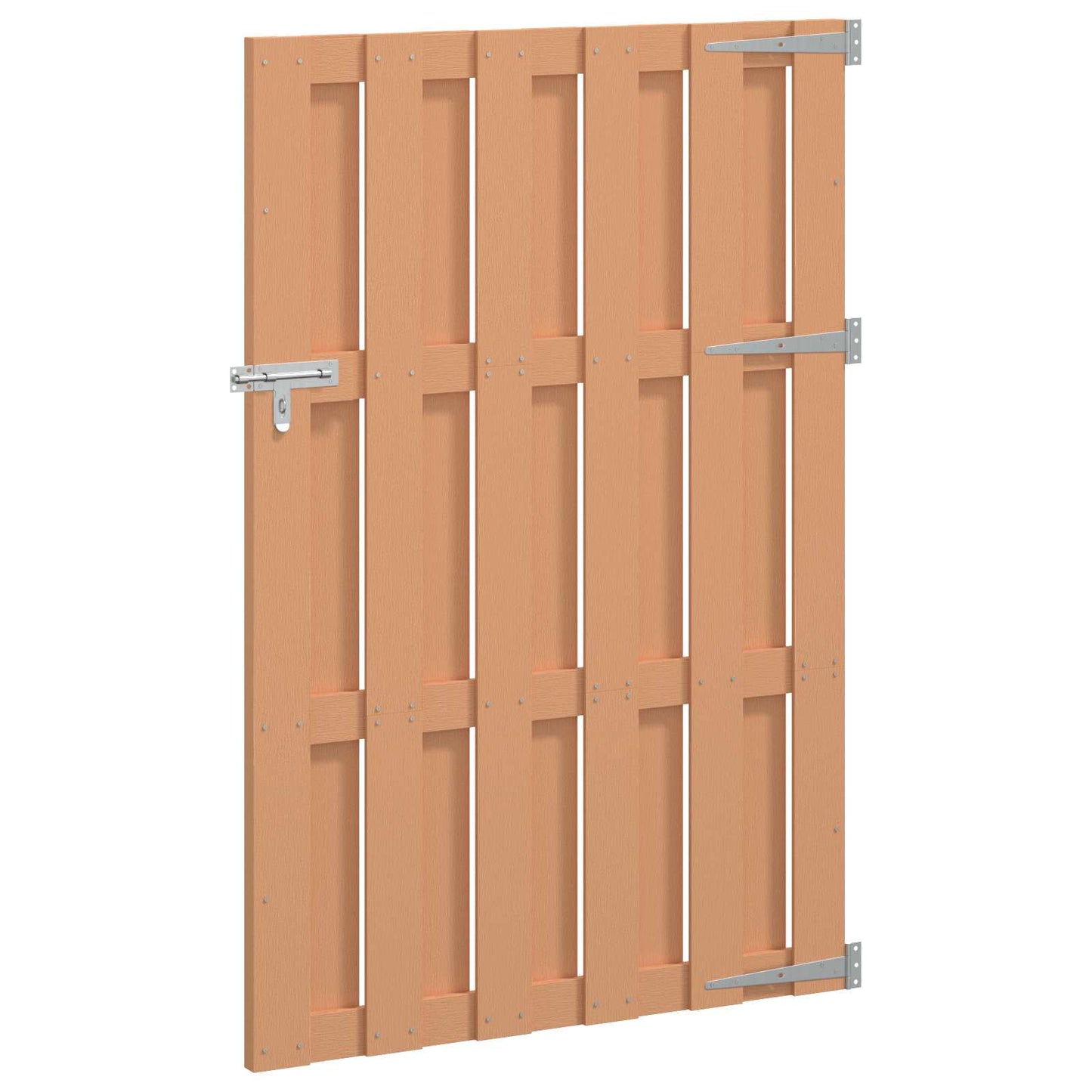 Hageport 100 x 150 cm WPC og Aluminium Brun