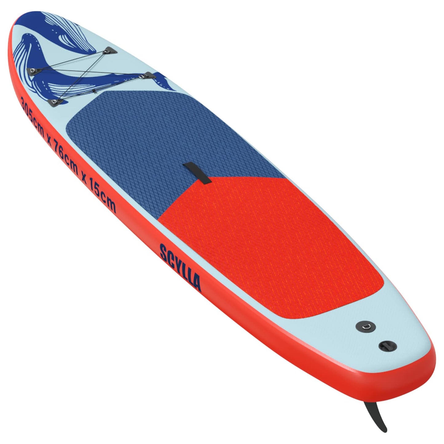 Oppblåsbar Stand Up Paddle Board SCYLLA 305 x 76 x 15 cm Blå