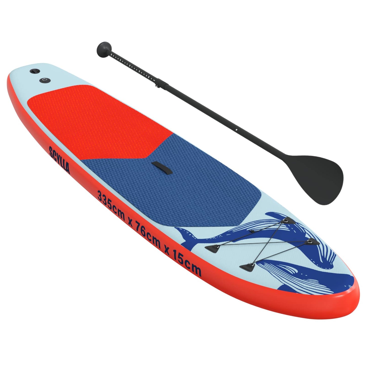 Oppblåsbar Stand Up Paddle Board SCYLLA 335 x 76 x 15 cm Blå