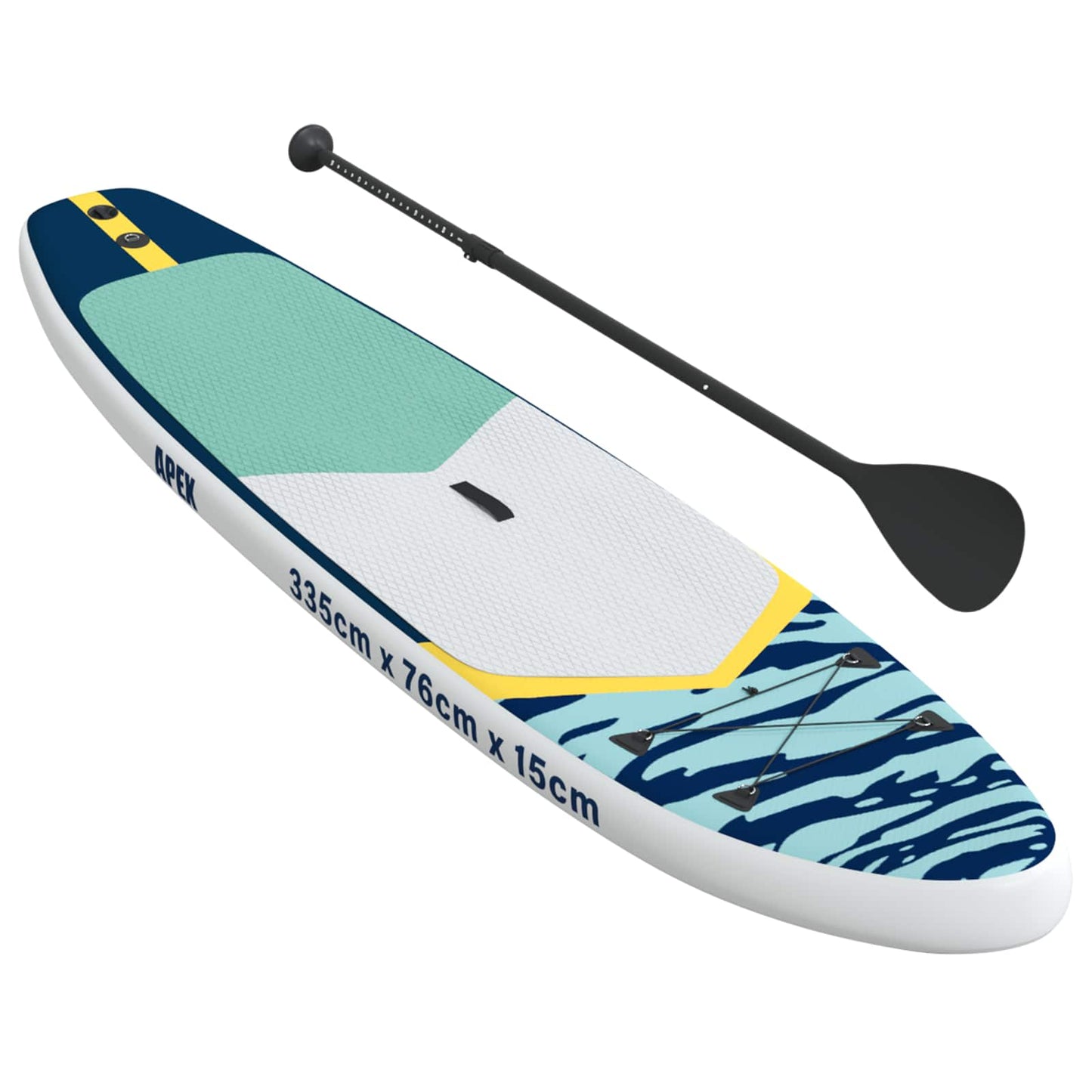 Oppblåsbar Stand Up Paddle Board APEX 335 x 76 x 15 cm Blå for