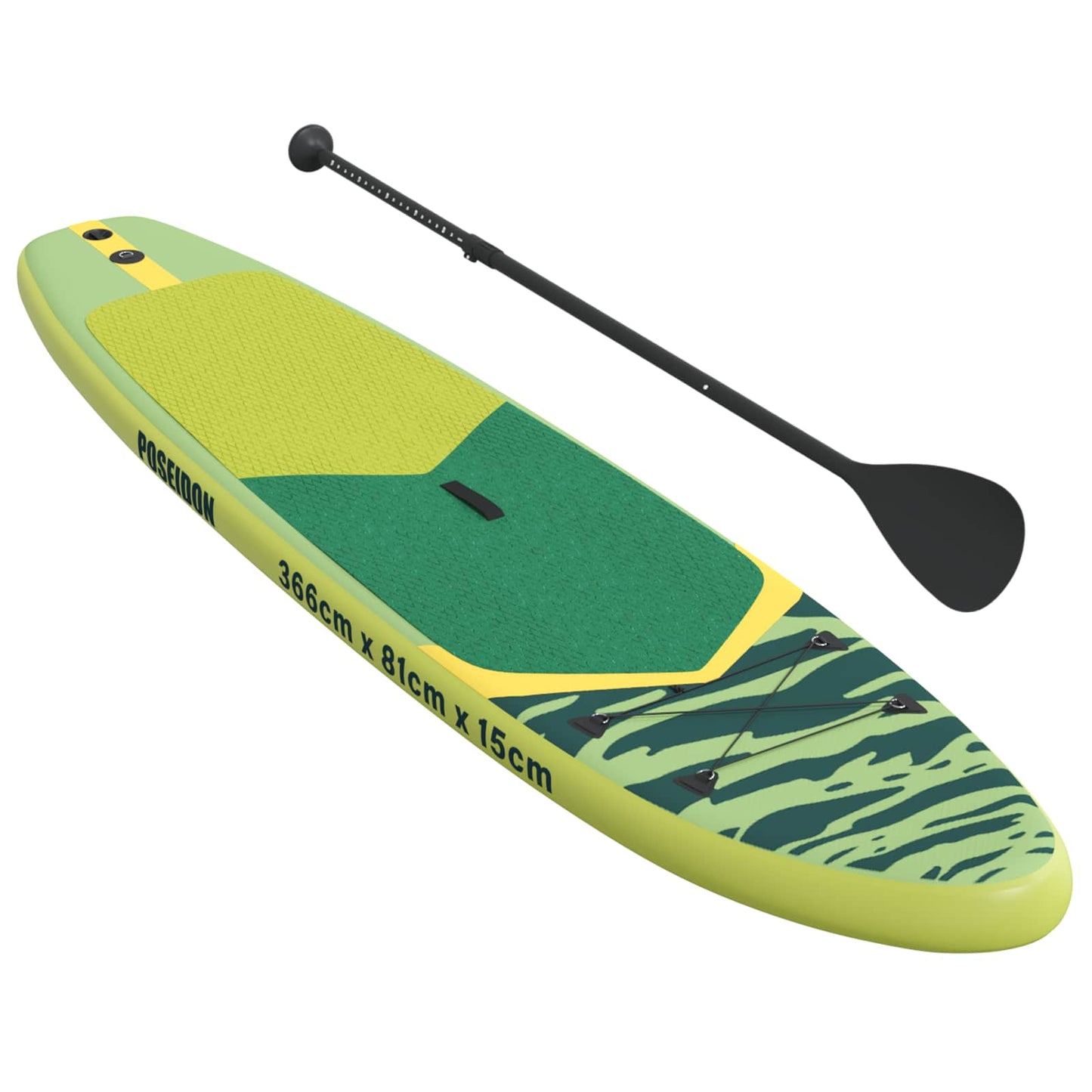 Oppblåsbar Stand Up Paddle Board POSEIDON 366 x 81 x 15 cm for