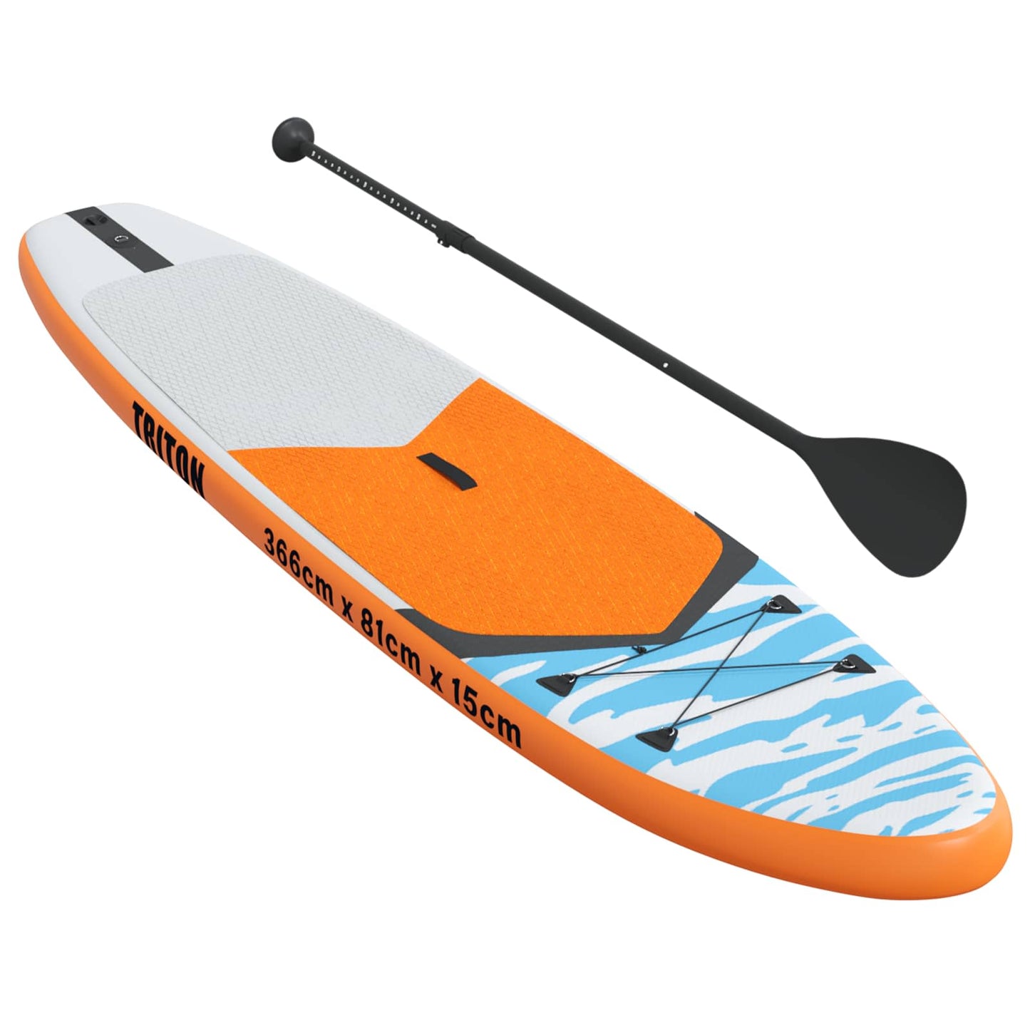Oppblåsbar Stand Up Paddle Bord TRITON 366 x 81 x 15 cm Blå for