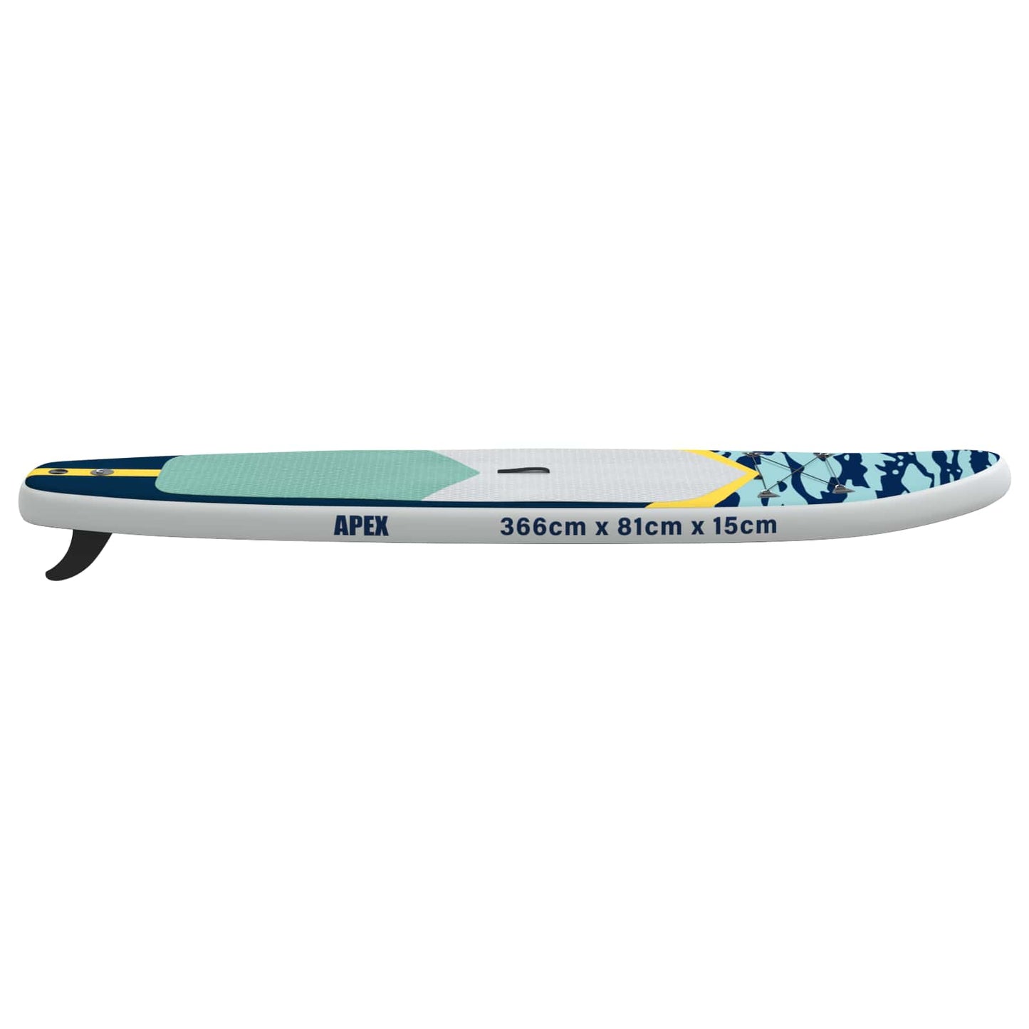 Oppblåsbar Stand Up Paddle Board APEX 366 x 81 x 15 cm Blå for