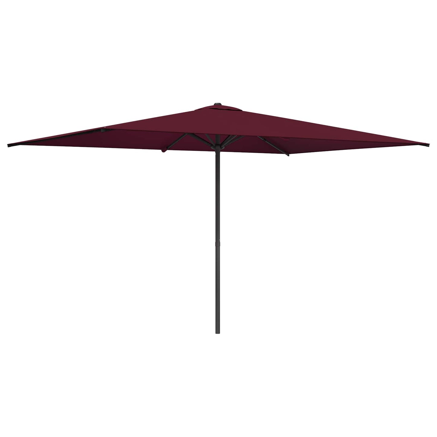 Hageparasol 200 x 300 cm Polyester Rektangulær Bordeaux Rød