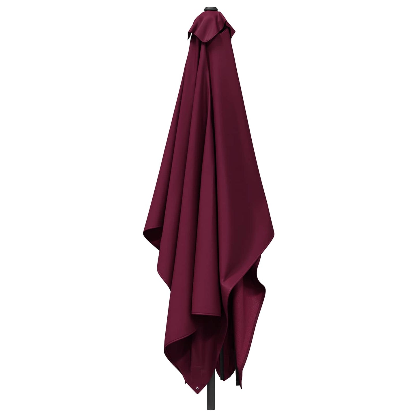 Hageparasol 200 x 300 cm Polyester Rektangulær Bordeaux Rød