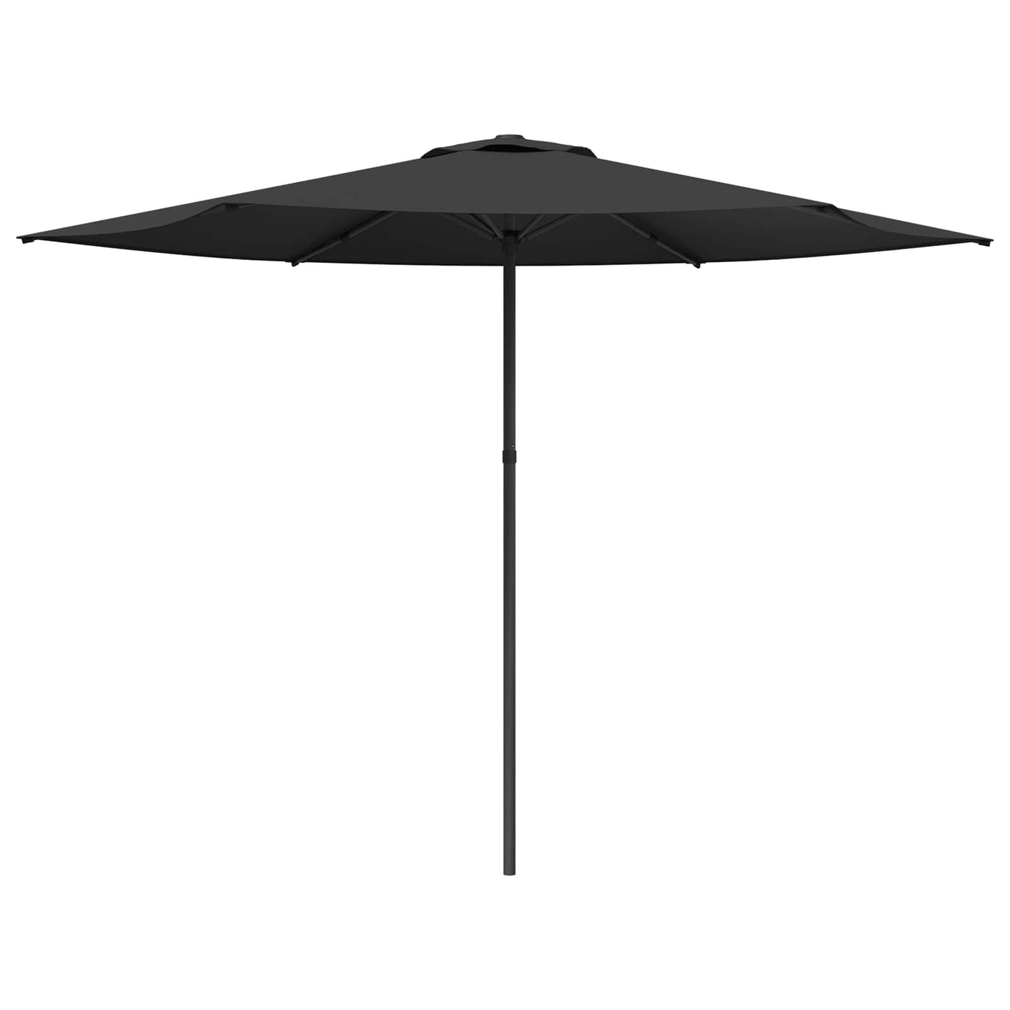 Hageparasol 300 x 300 cm Polyester Rektangulær Antrasitt