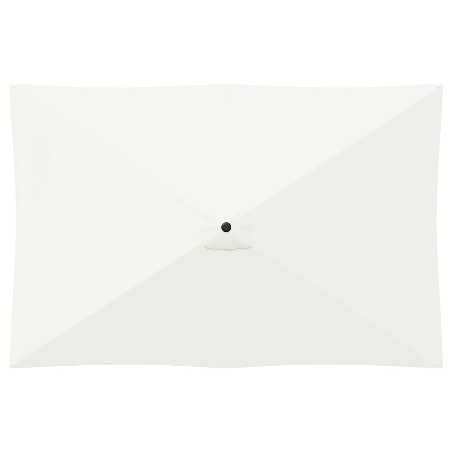 Hageparasol 200 x 300 cm Polyester Rektangulær Krem