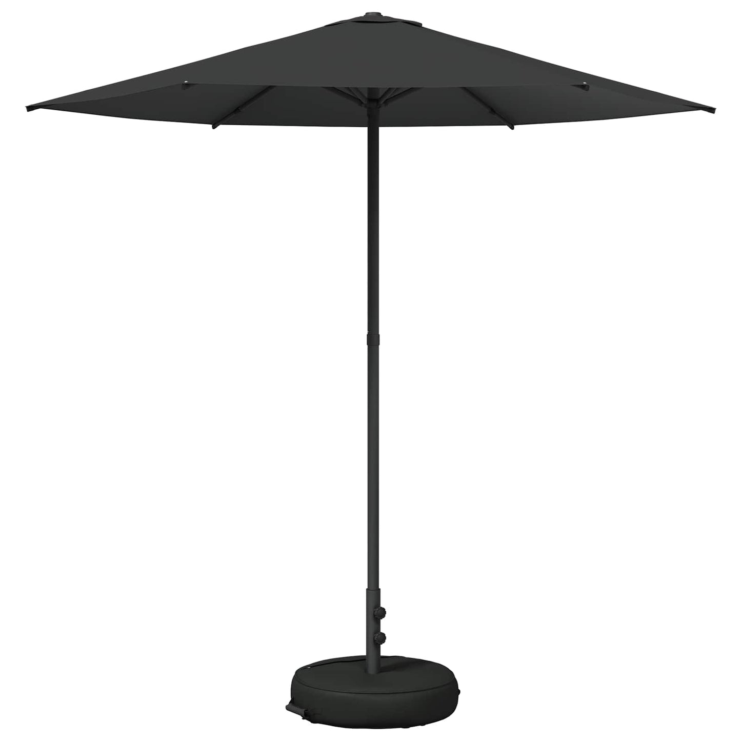Hageparasol med base 230 x 230 cm Polyester Rektangulær
