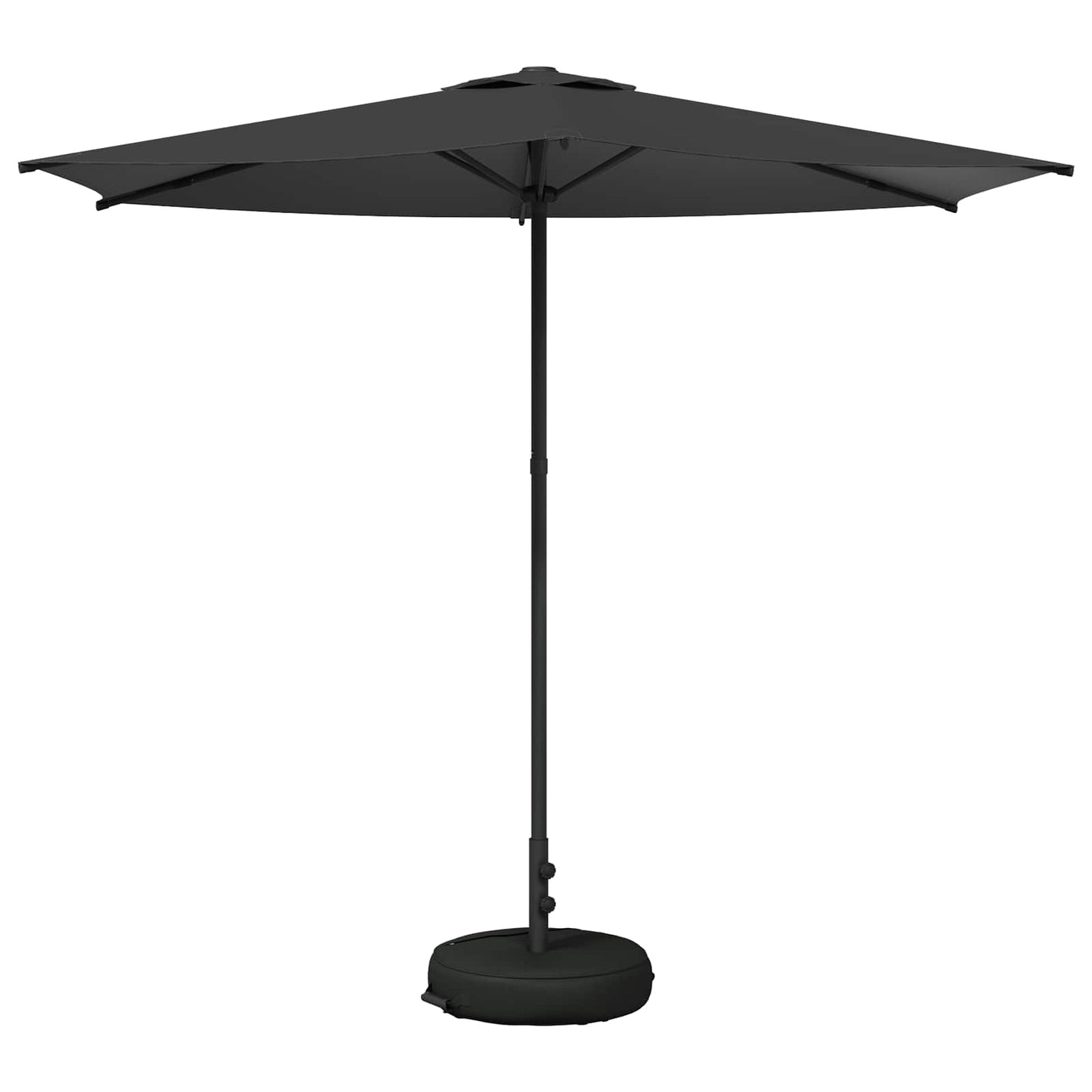 Hageparasol med base 270 x 270 cm Polyester Rektangulær