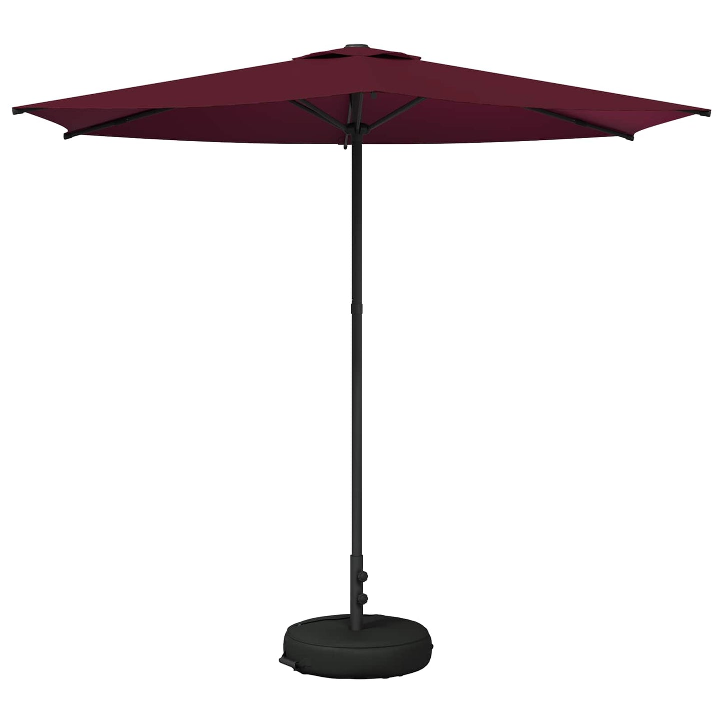 Hageparasol med base 270 x 270 cm Polyester Rektangulær