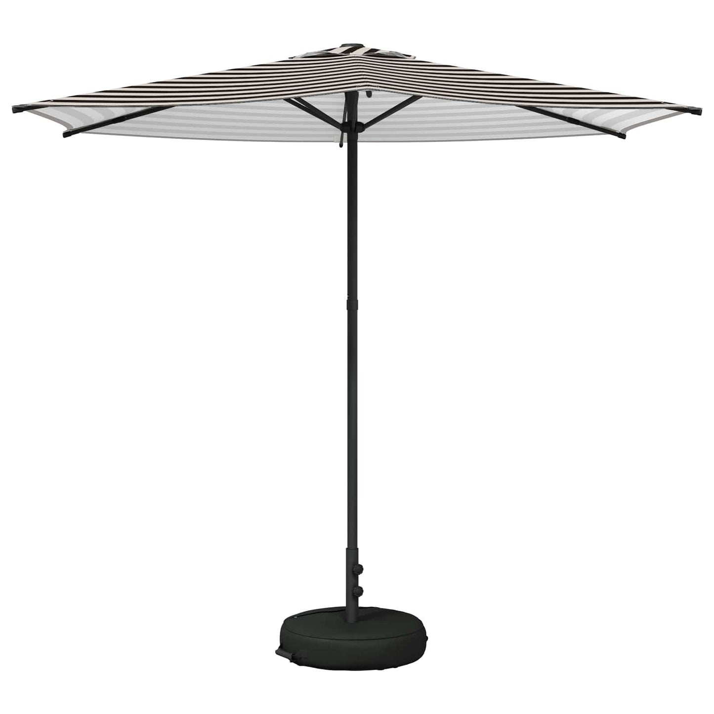 Hageparasol med base 270 x 270 cm Polyester Rektangulær