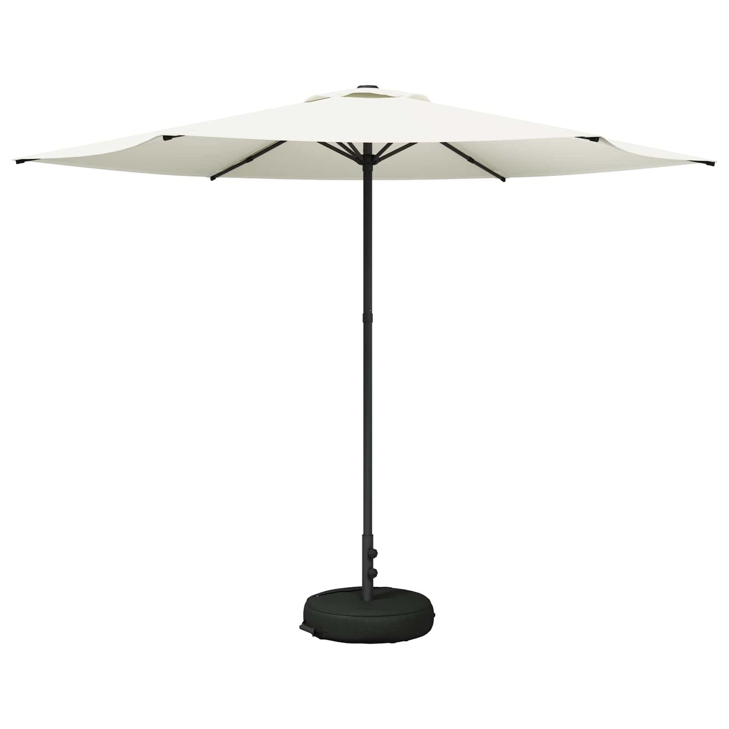 Hageparasol 300 x 300 cm Polyester Rektangulær Krem