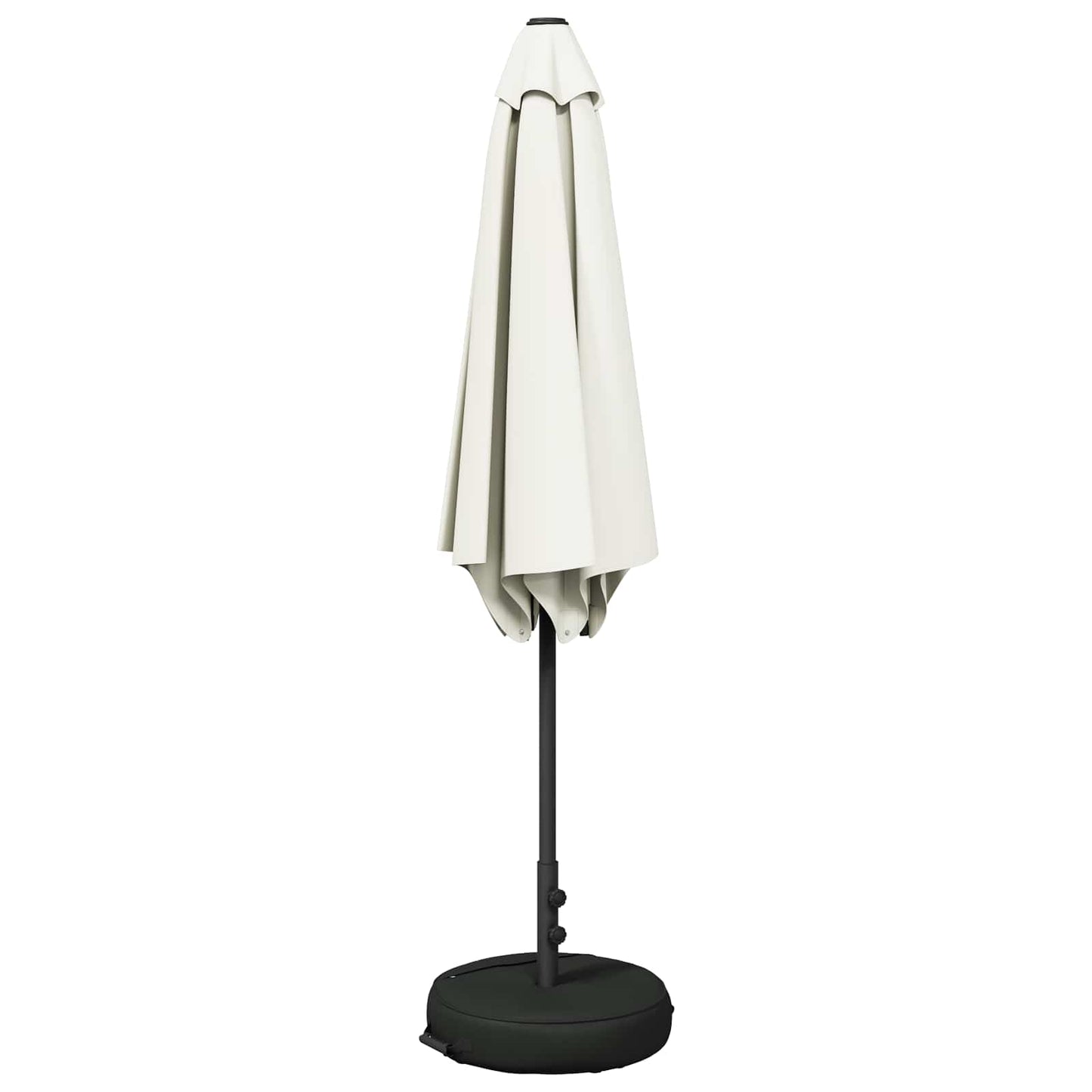 Hageparasol 300 x 300 cm Polyester Rektangulær Krem
