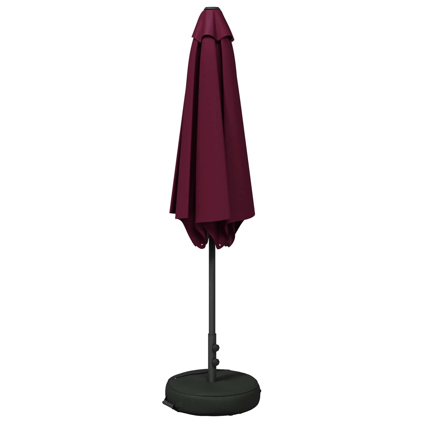 Hageparasol med base 300 x 300 cm Polyester Rektangulær