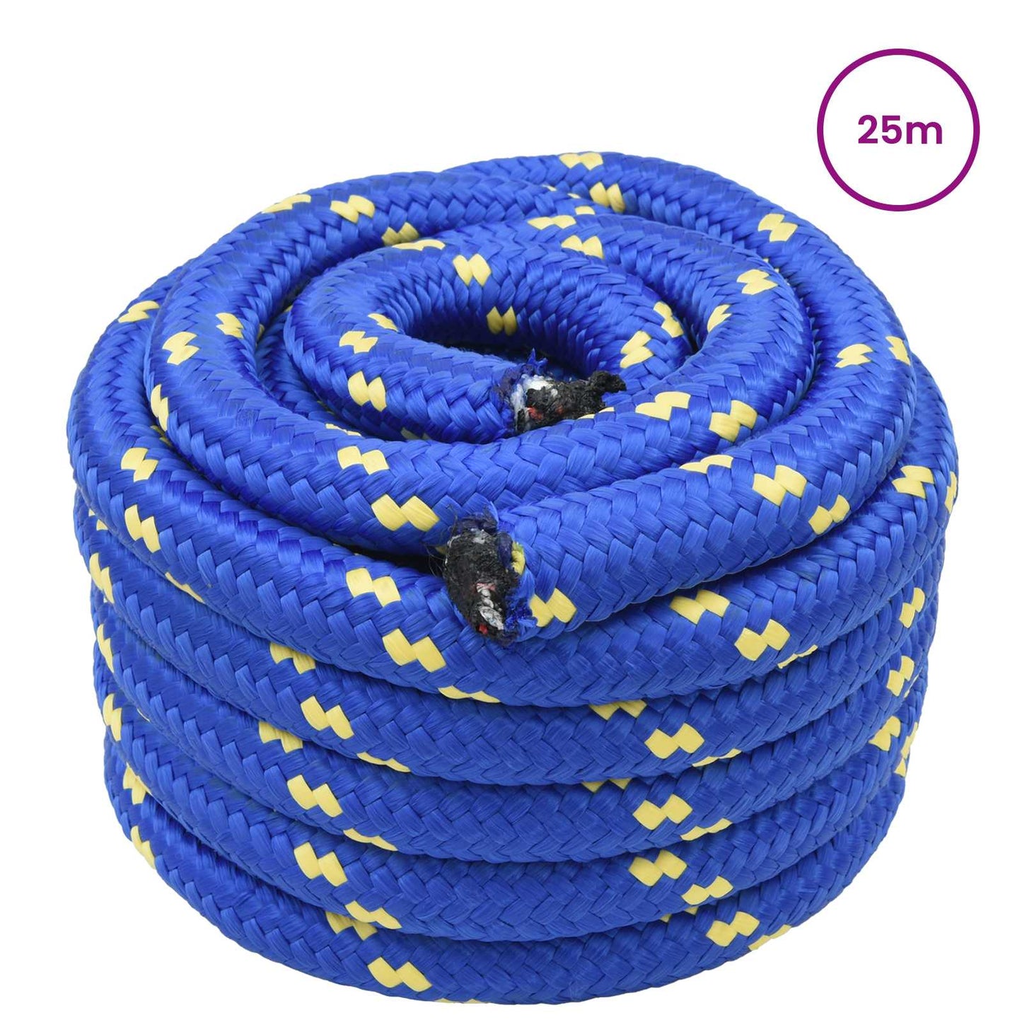 Båtsnor 25 m 4 Blå PP