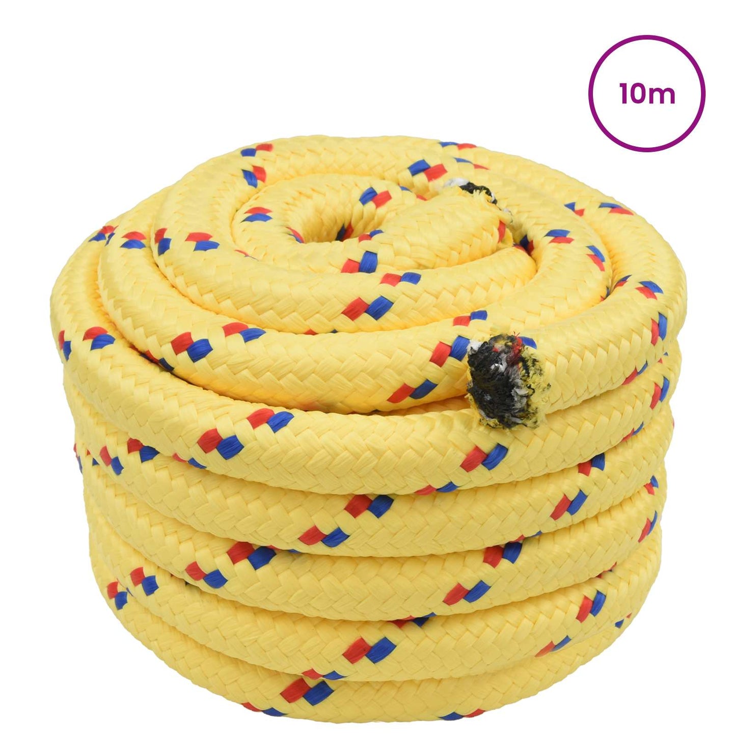 Båtsnor 10 m 4 Gul PP