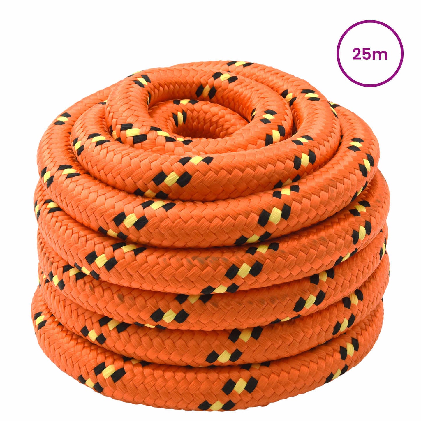 Båtsnor 25 m 5 Oransje PP
