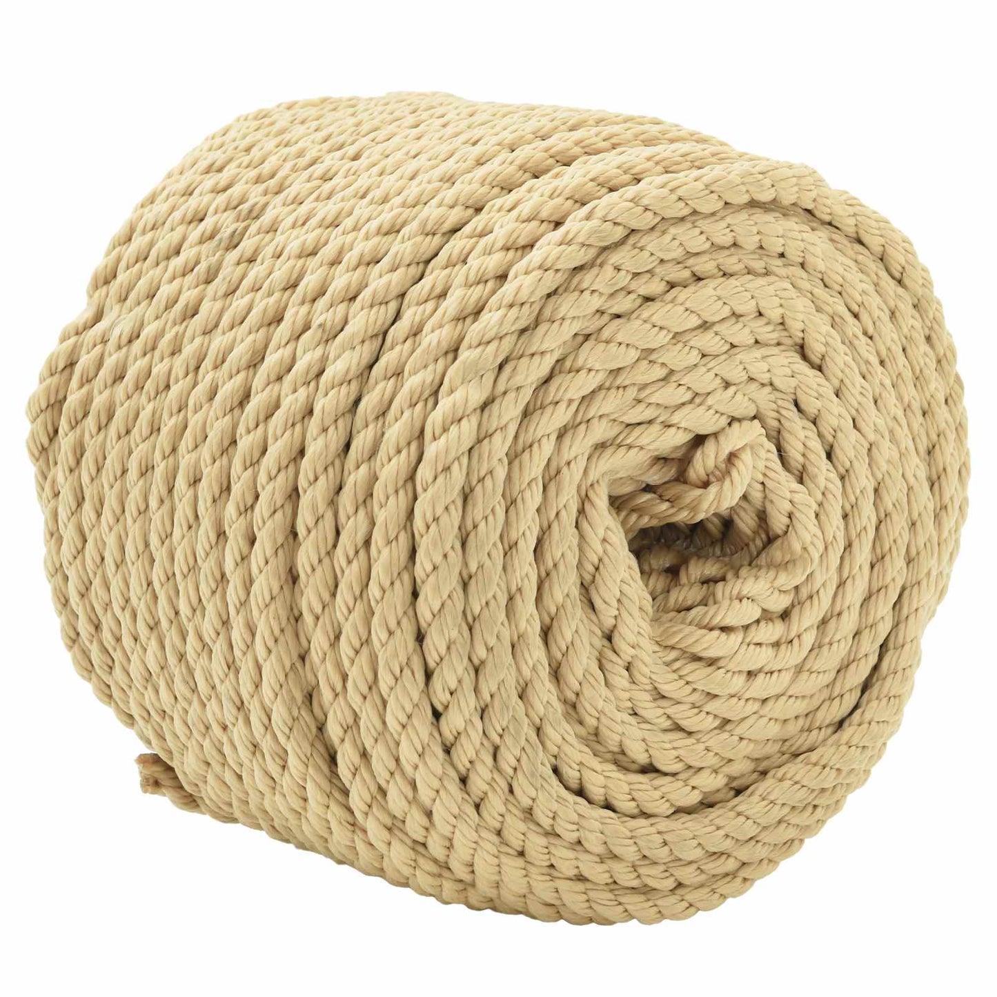 Båtsnor 8 mm 100 m Naturlig