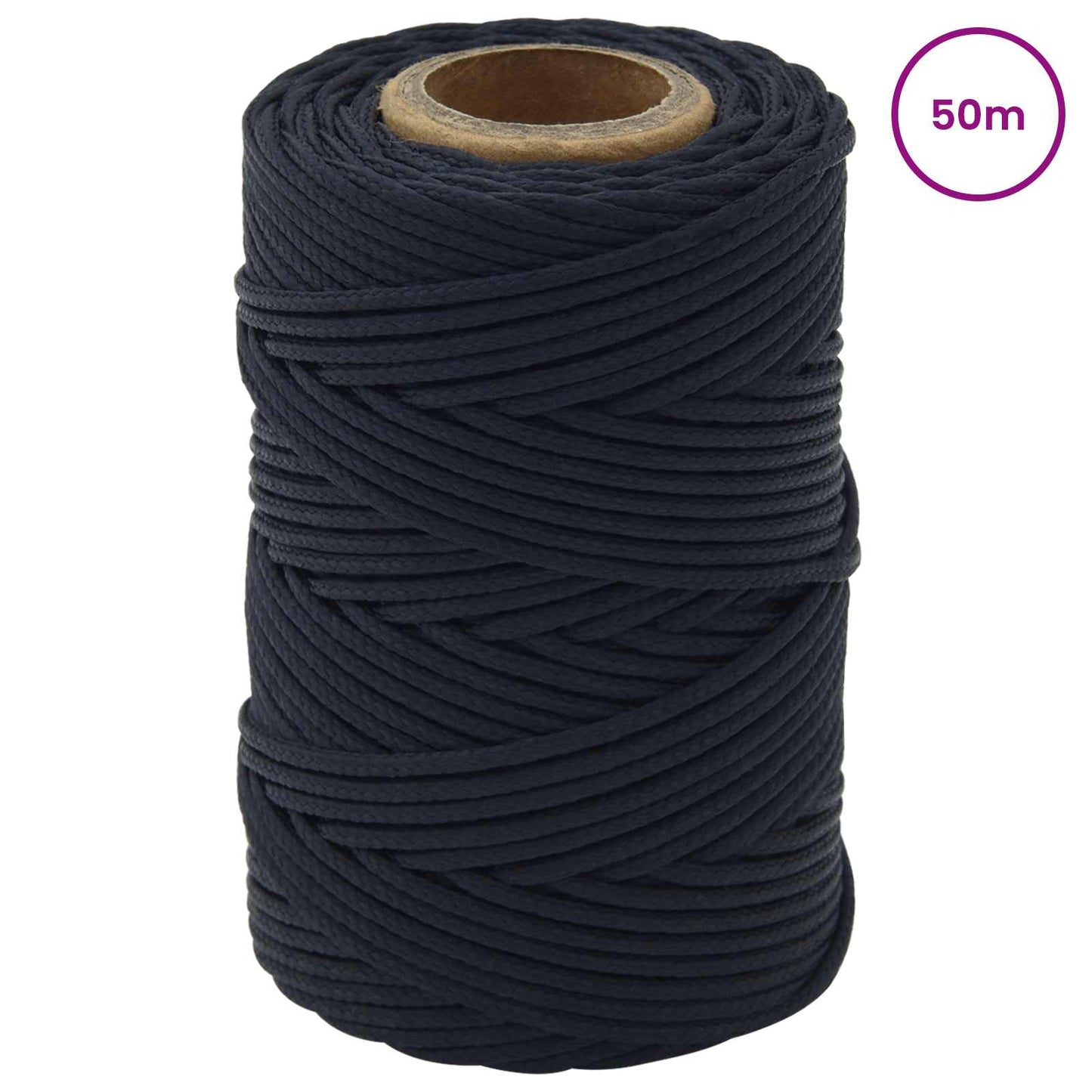 Båtsnor 0.2 mm 50 m Kongeblå Polyester
