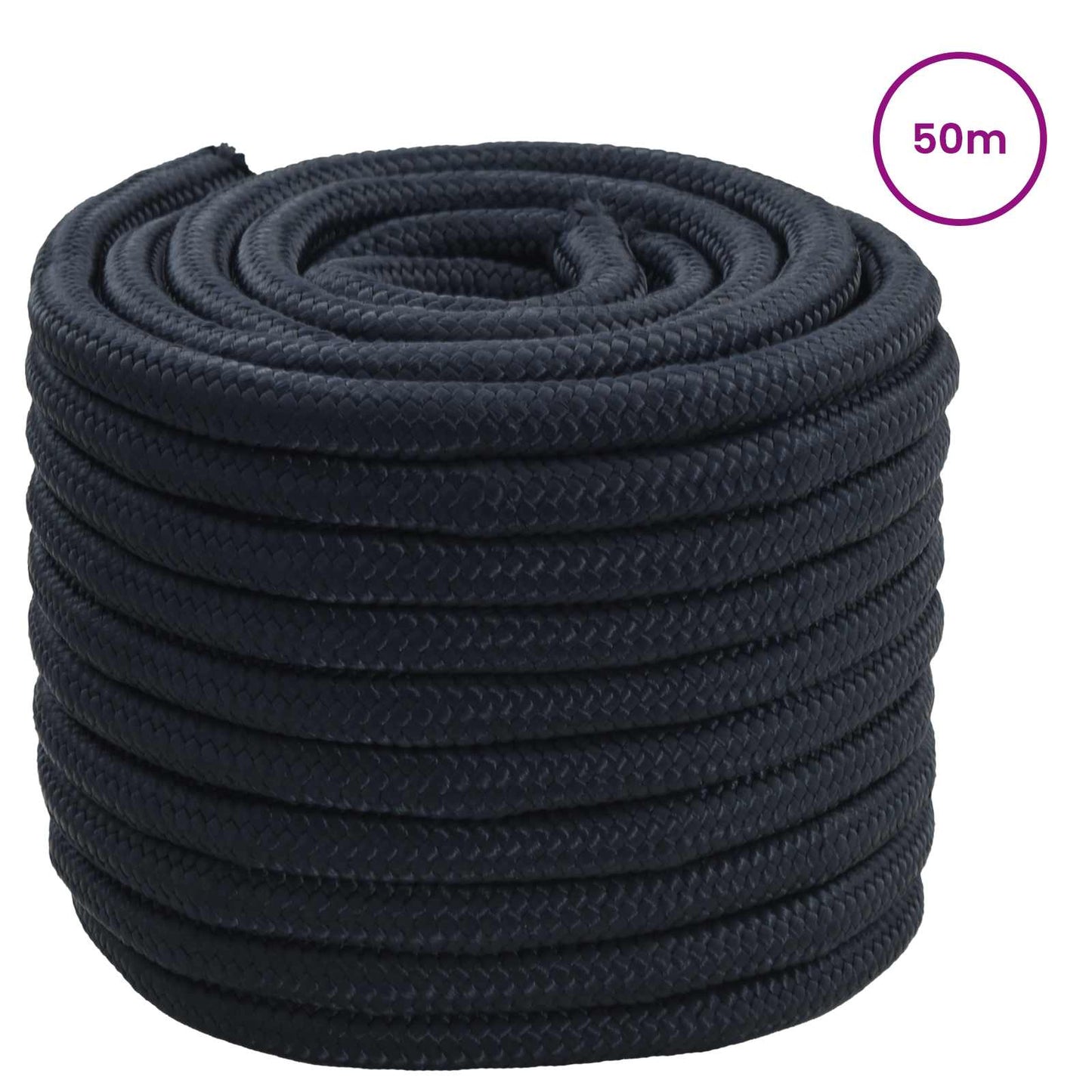 Båtsnor Kongeblå 50 m Polyester
