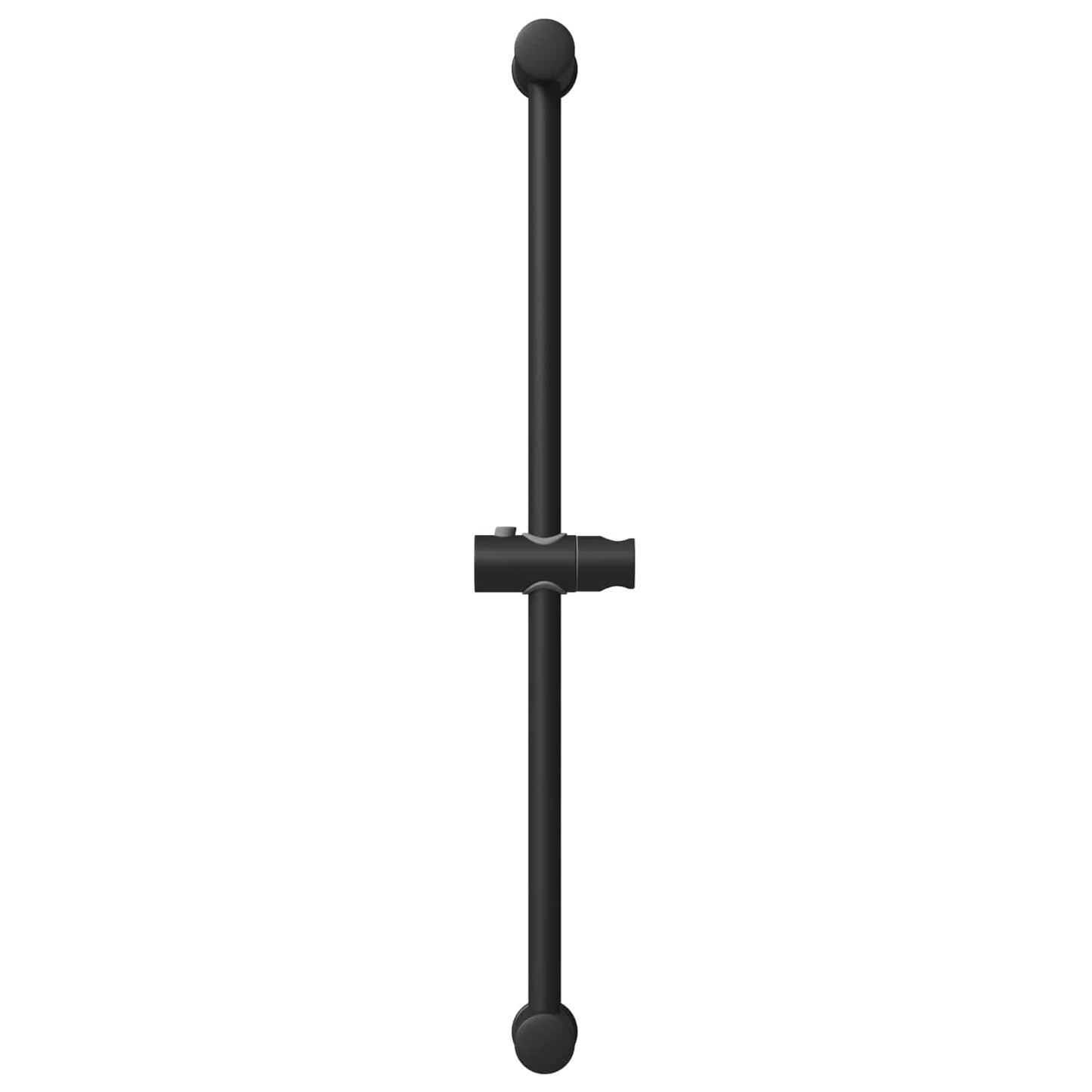 Dusjhodeholder Svart 71 cm Rustfritt stål