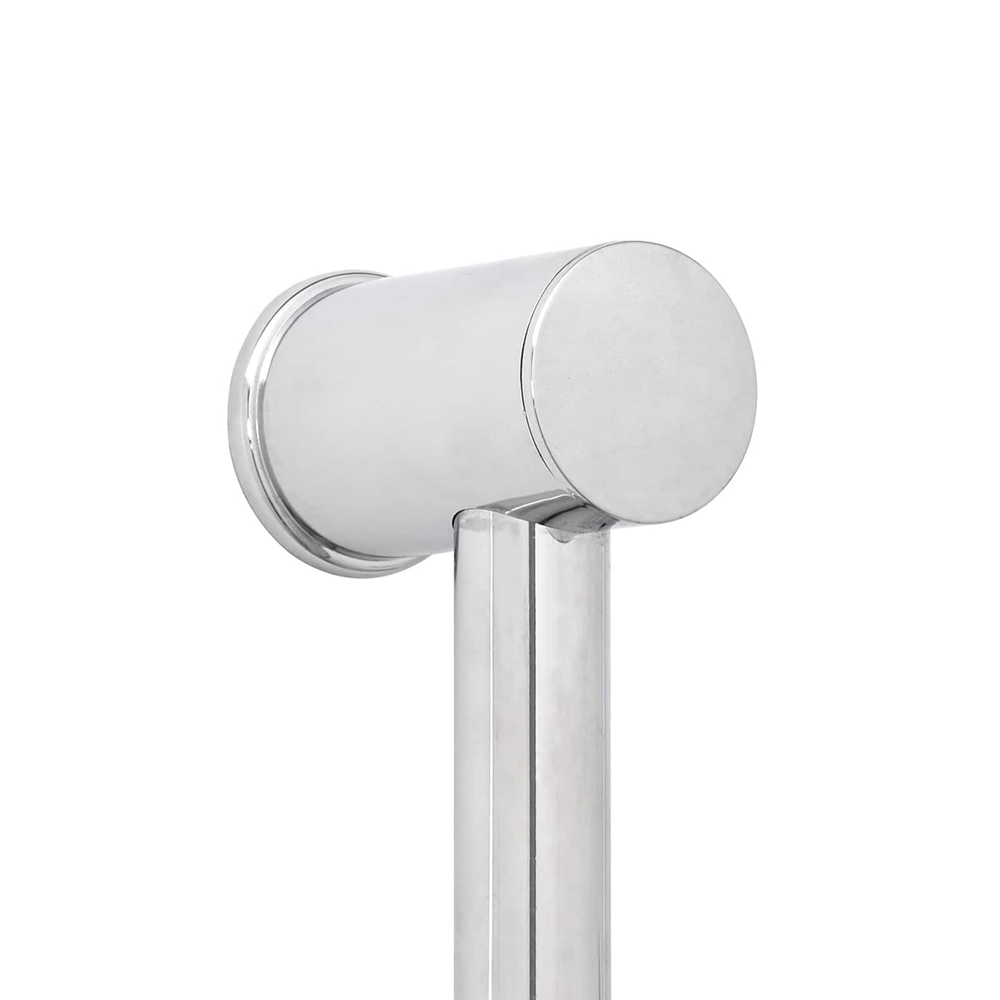 Dusjhodeholder Krom 101 cm Rustfritt stål