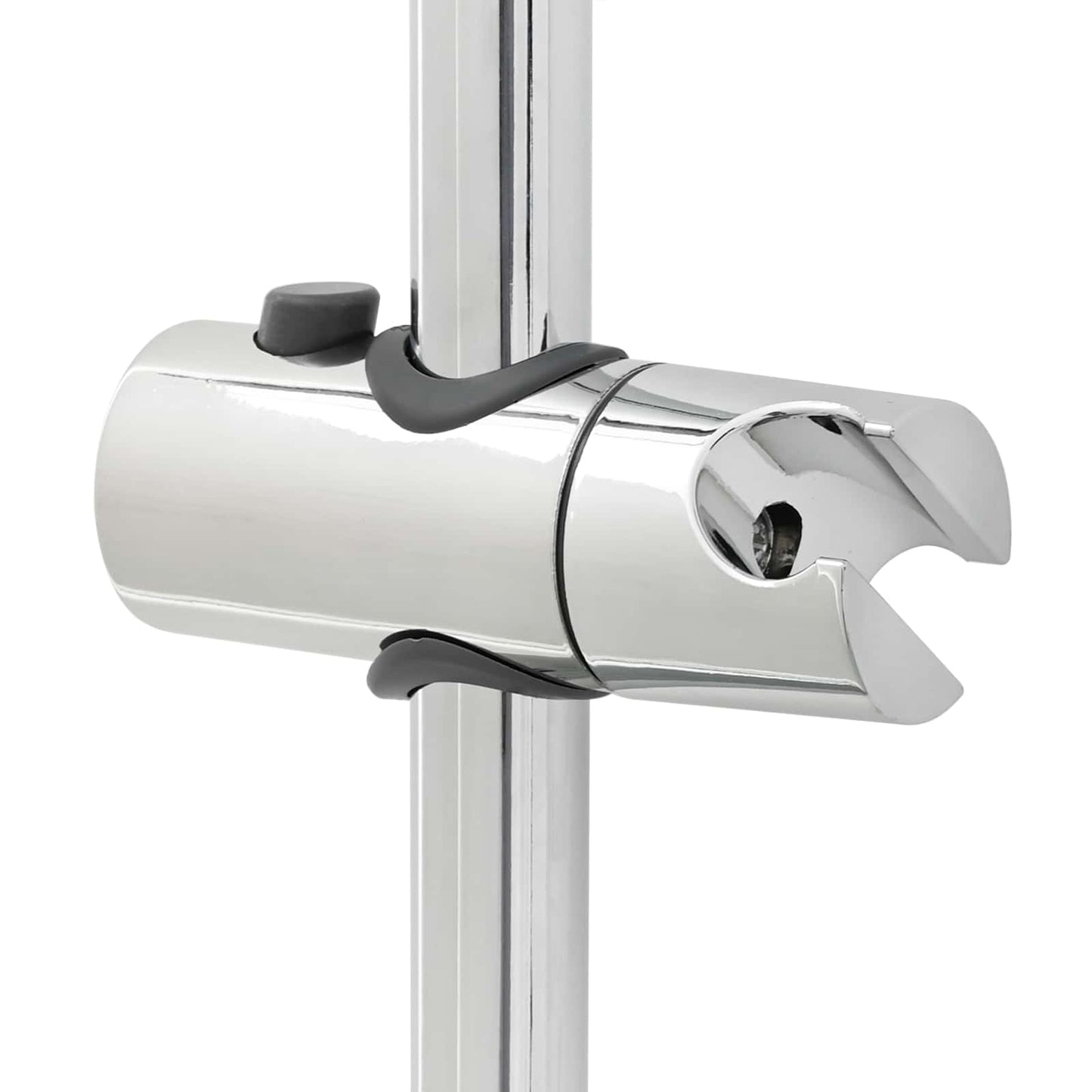 Dusjhodeholder Krom 101 cm Rustfritt stål