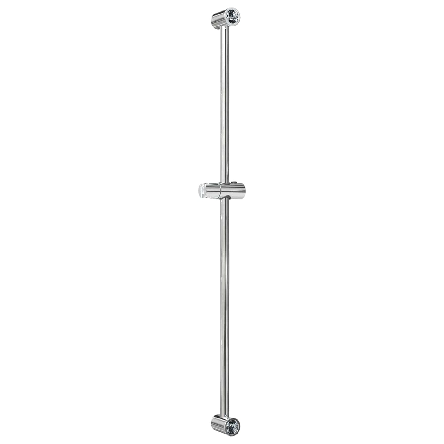 Dusjhodeholder Krom 101 cm Rustfritt stål