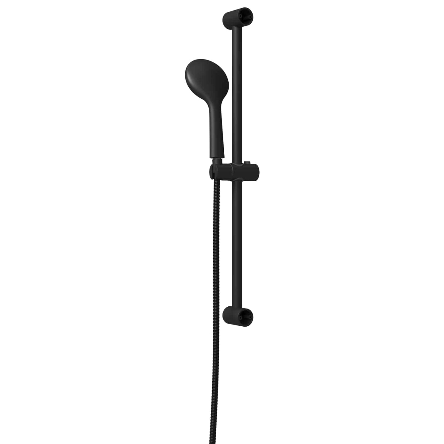 Dusjsystemsett Svart 70 cm Rustfritt stål