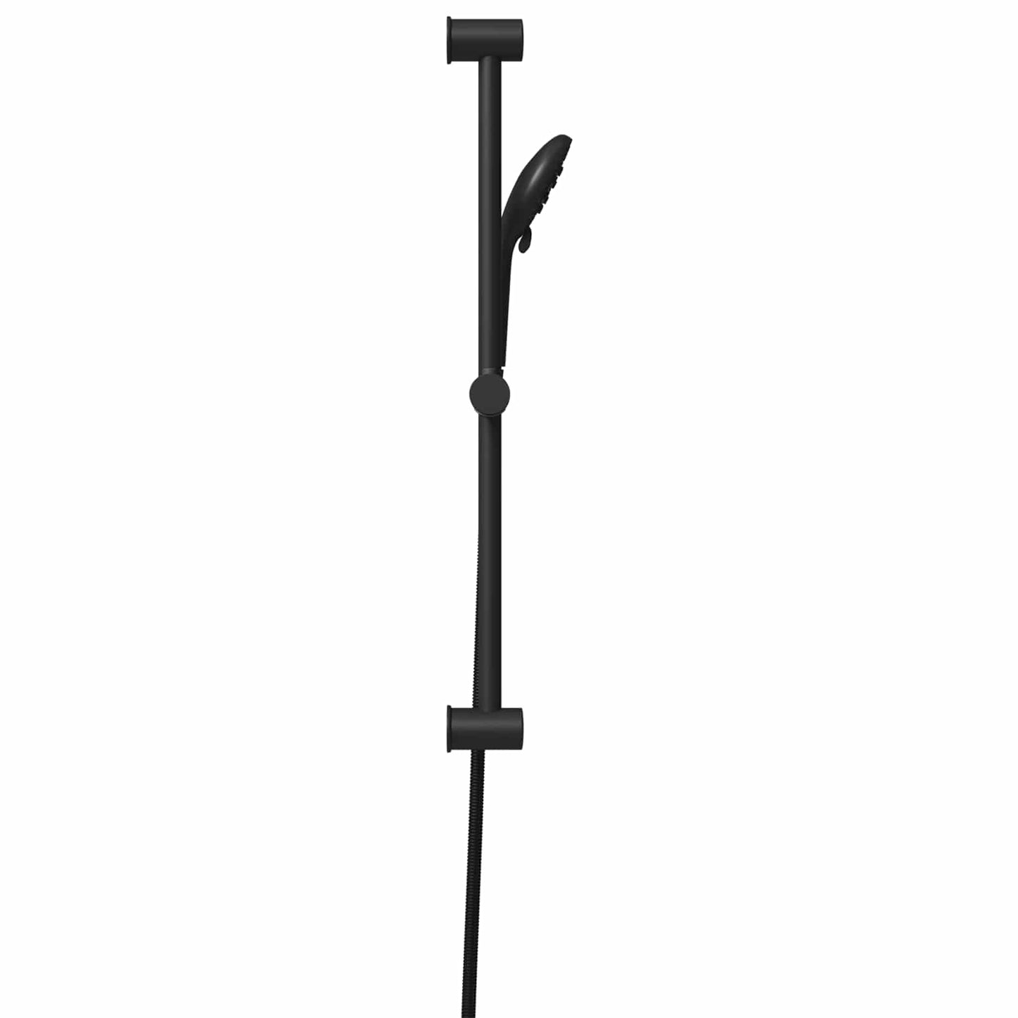 Dusjsystemsett Svart 70 cm Rustfritt stål