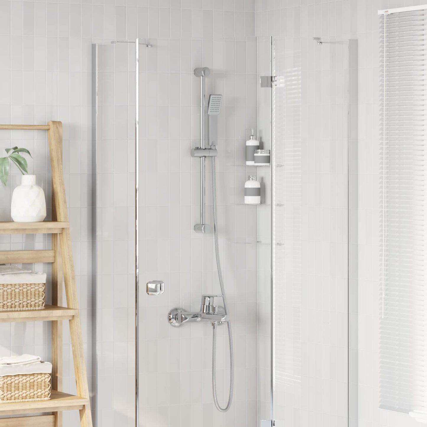 Dusjsystemsett Krom 70 cm Rustfritt stål