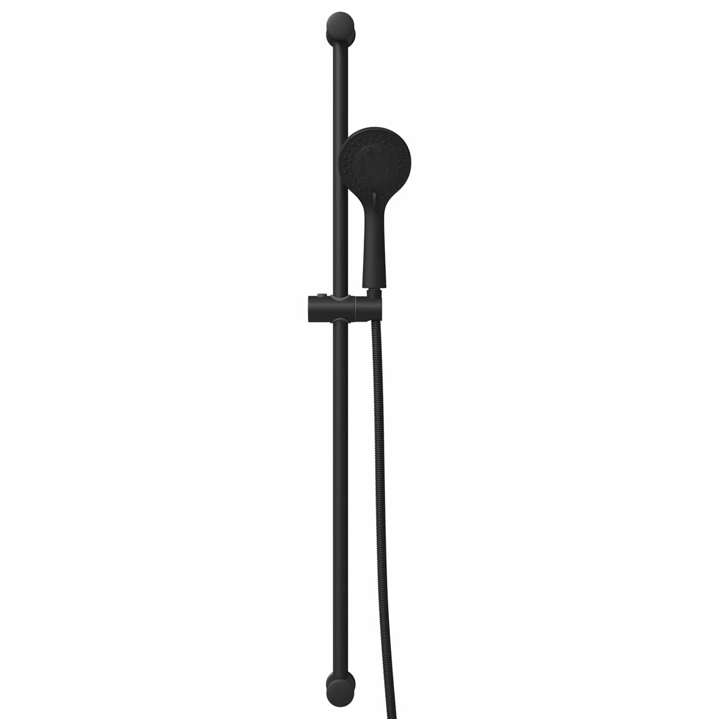 Dusjsystemsett Svart 100 cm Rustfritt stål